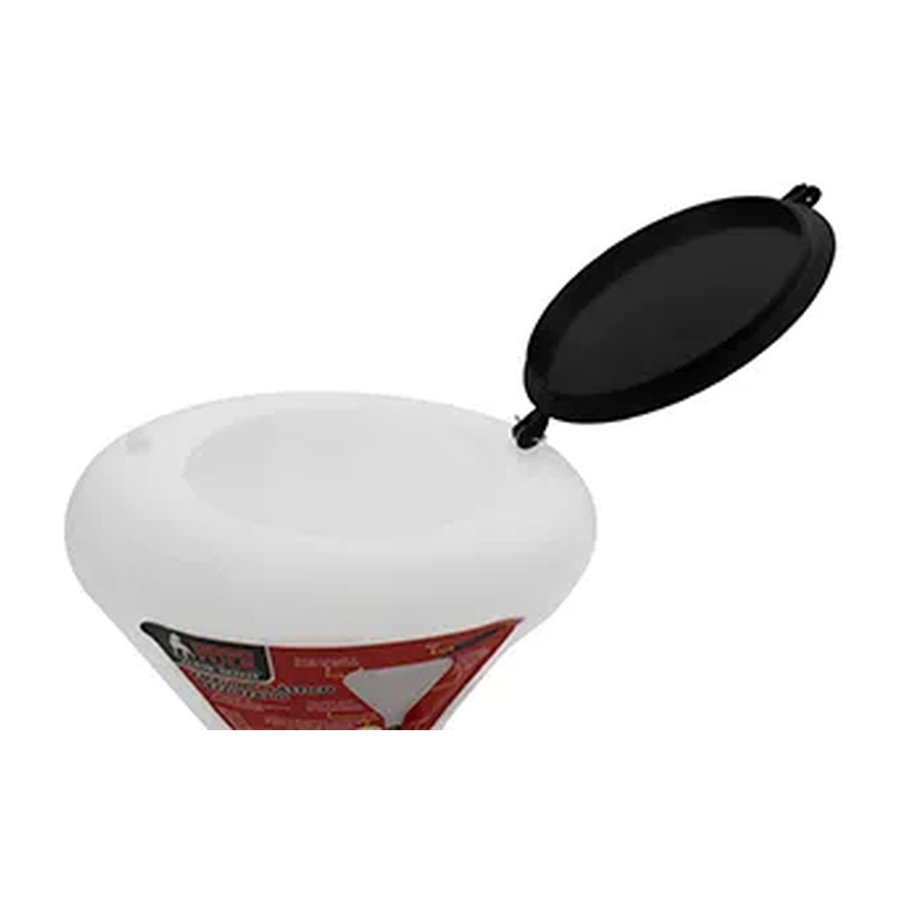 Embudo Plástico Reforzado Blanco con Resorte - Imagen 2