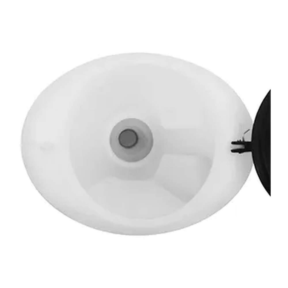 Embudo Plástico Reforzado Blanco con Resorte - Imagen 3