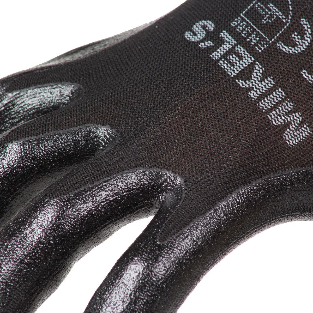MIKELS GEN-2M Guantes para trabajo de nylon con espuma de nitrilo (M)