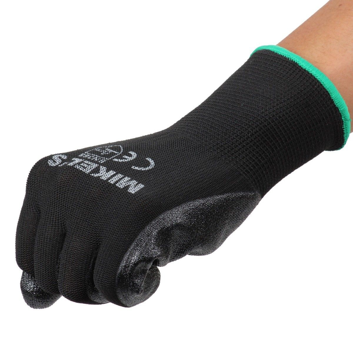 MIKELS GEN-2M Guantes para trabajo de nylon con espuma de nitrilo (M) - Imagen 3