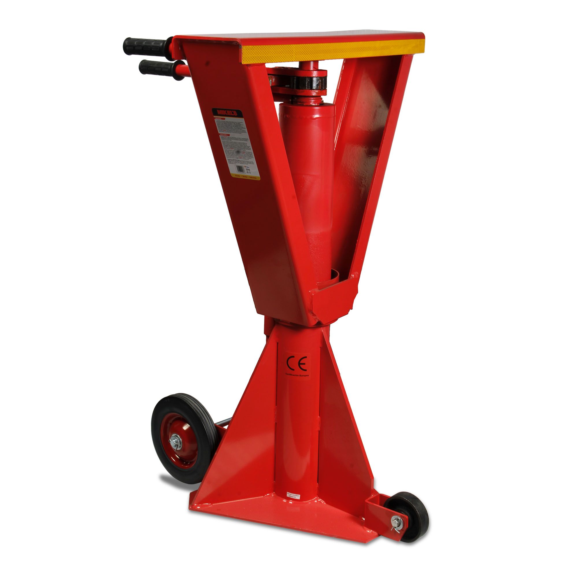 MIKELS GER-3 Gato estabilizador de levante tipo matraca con viga para remolque (45 ton) - Imagen 2