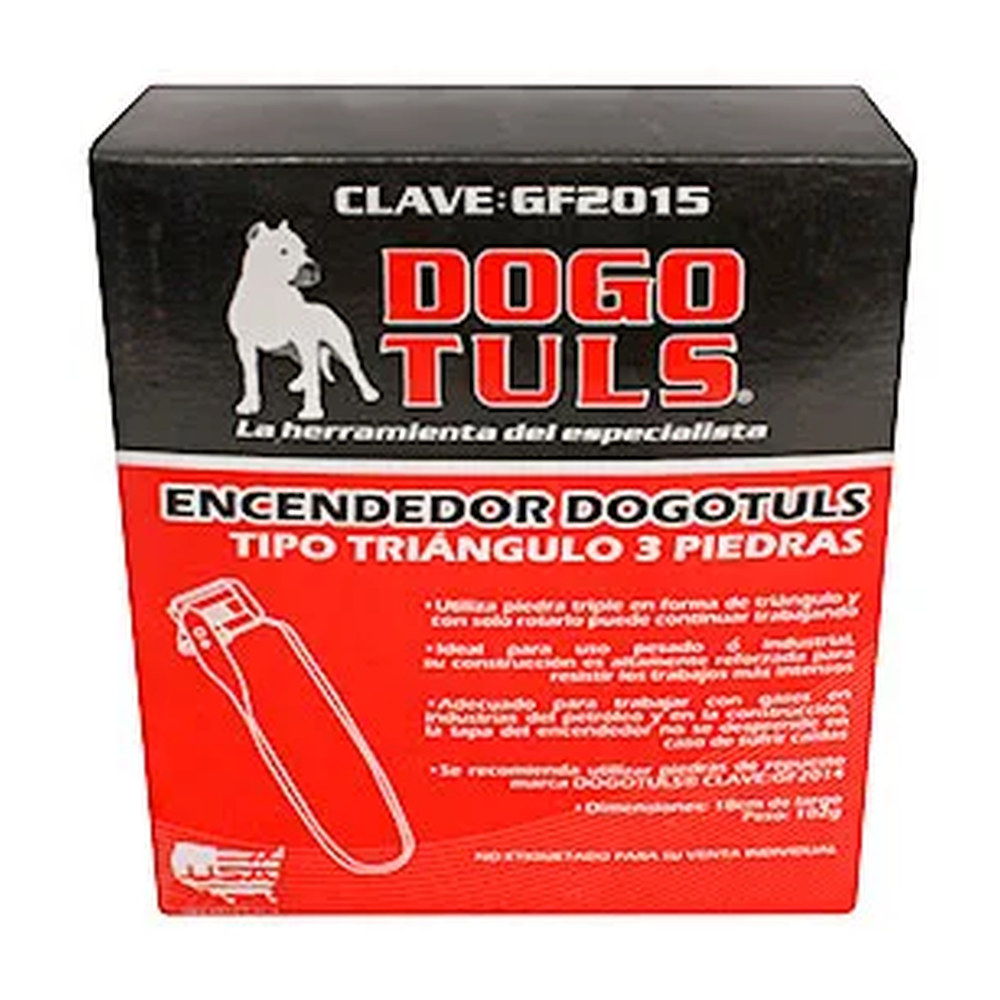 Encendedor Tipo Triángulo 3 Piedras Dogo - Imagen 4