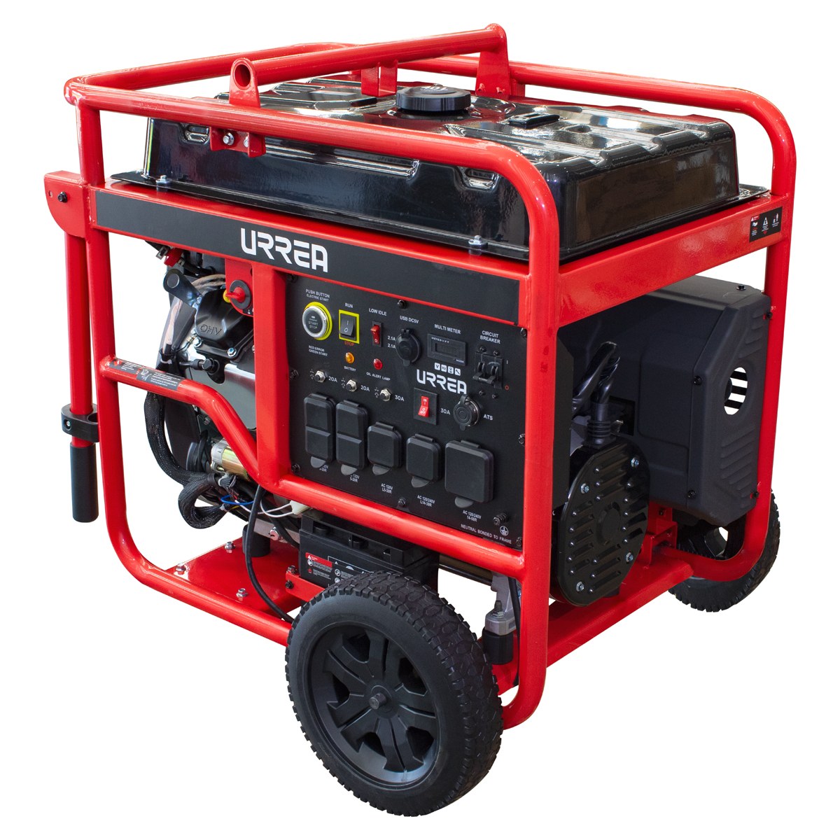 Generador a gasolina 13000 W, 713 cc, voltaje de salida 120-240 V Urrea
