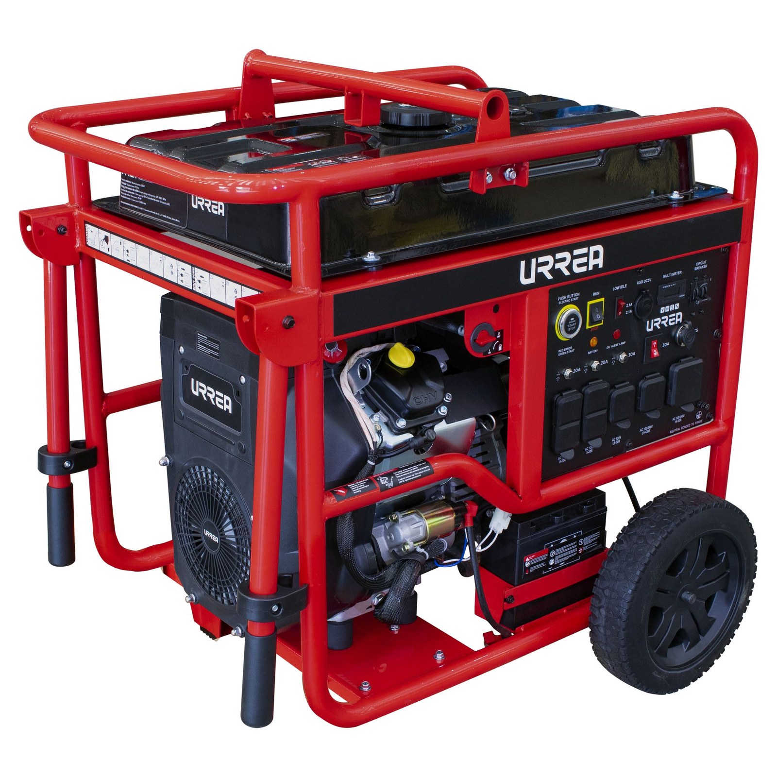 Generador a gasolina 13000 W, 713 cc, voltaje de salida 120-240 V Urrea - Imagen 2