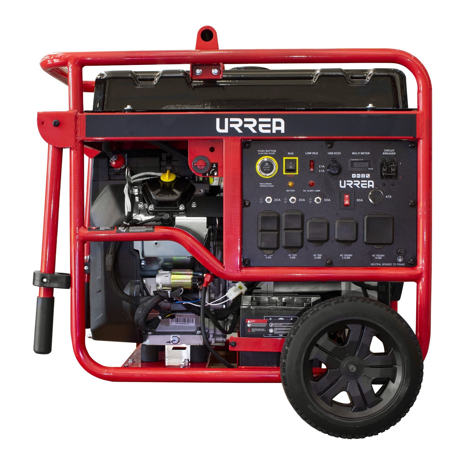 Generador a gasolina 13000 W, 713 cc, voltaje de salida 120-240 V Urrea - Imagen 4