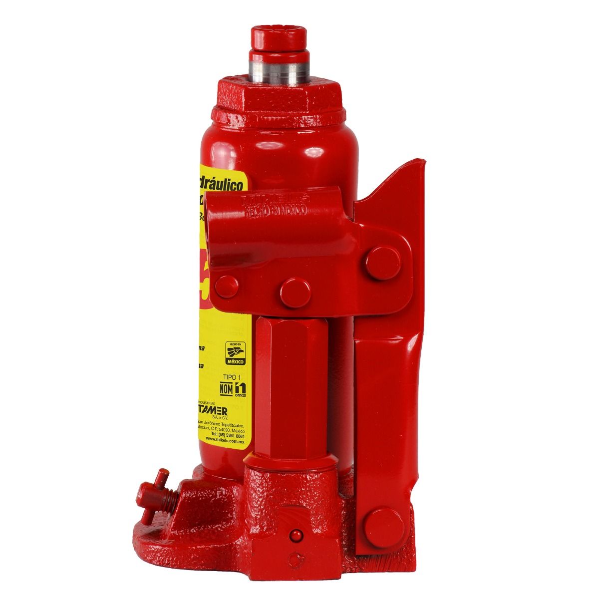 MIKELS GH-1.5 Gato hidráulico de botella con tornillo de extensión (1.5 ton) - Imagen 3