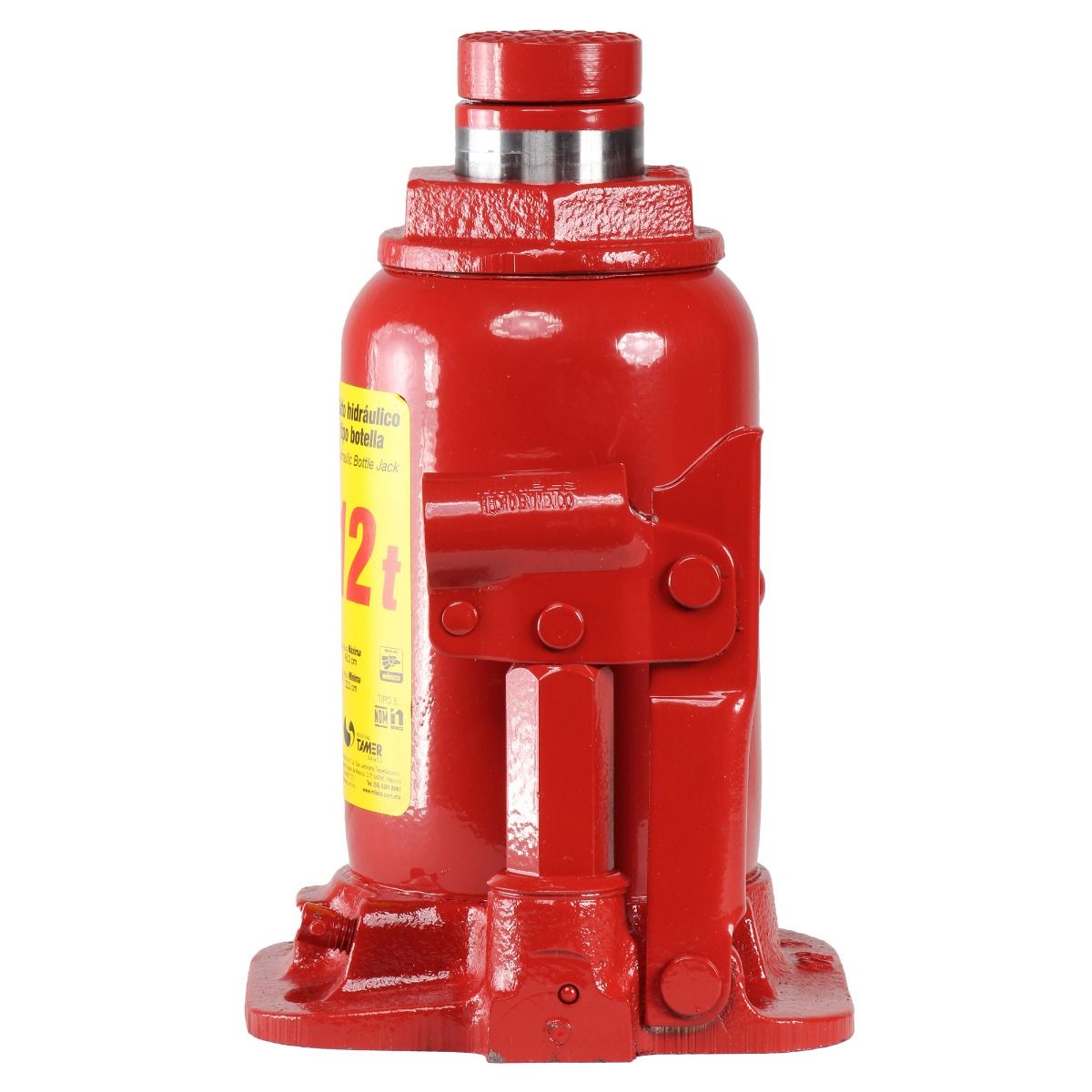MIKELS GH-12 Gato hidráulico de botella con tornillo de extensión (12 ton) - Imagen 3