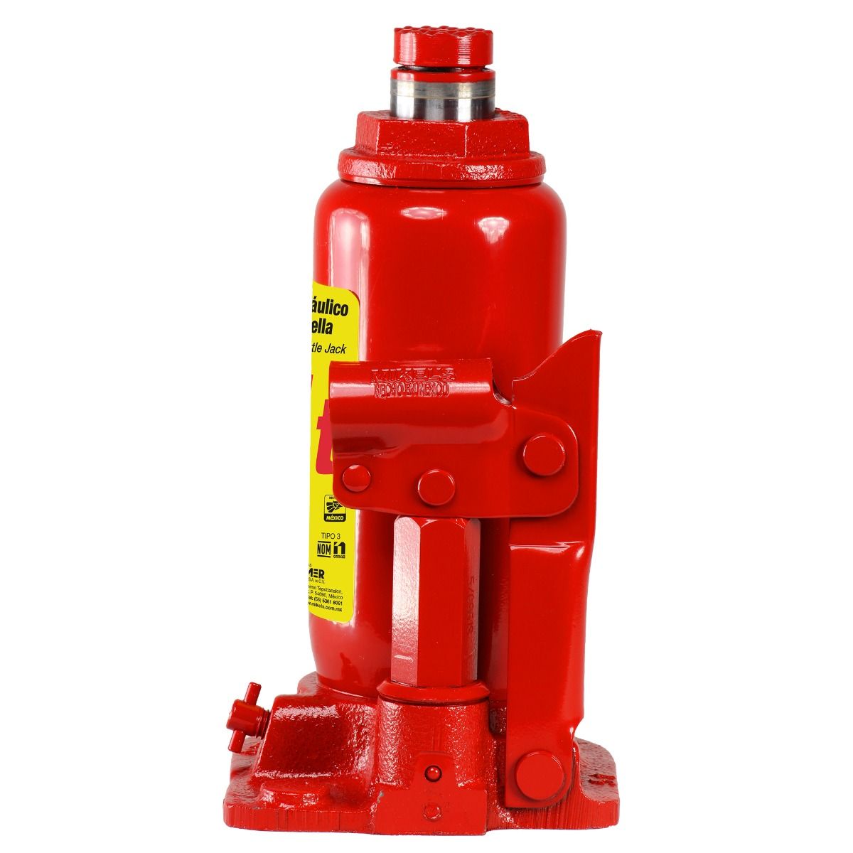 MIKELS GH-5 Gato hidráulico de botella con tornillo de extensión (5 ton) - Imagen 3