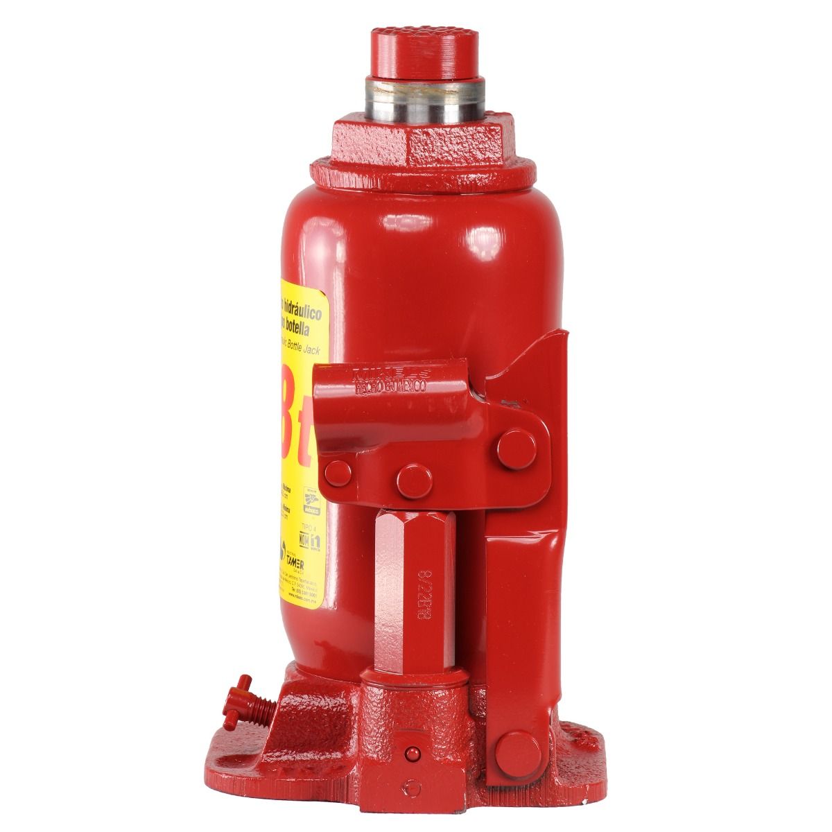 MIKELS GH-8 Gato hidráulico de botella con tornillo de extensión (8 ton) - Imagen 3
