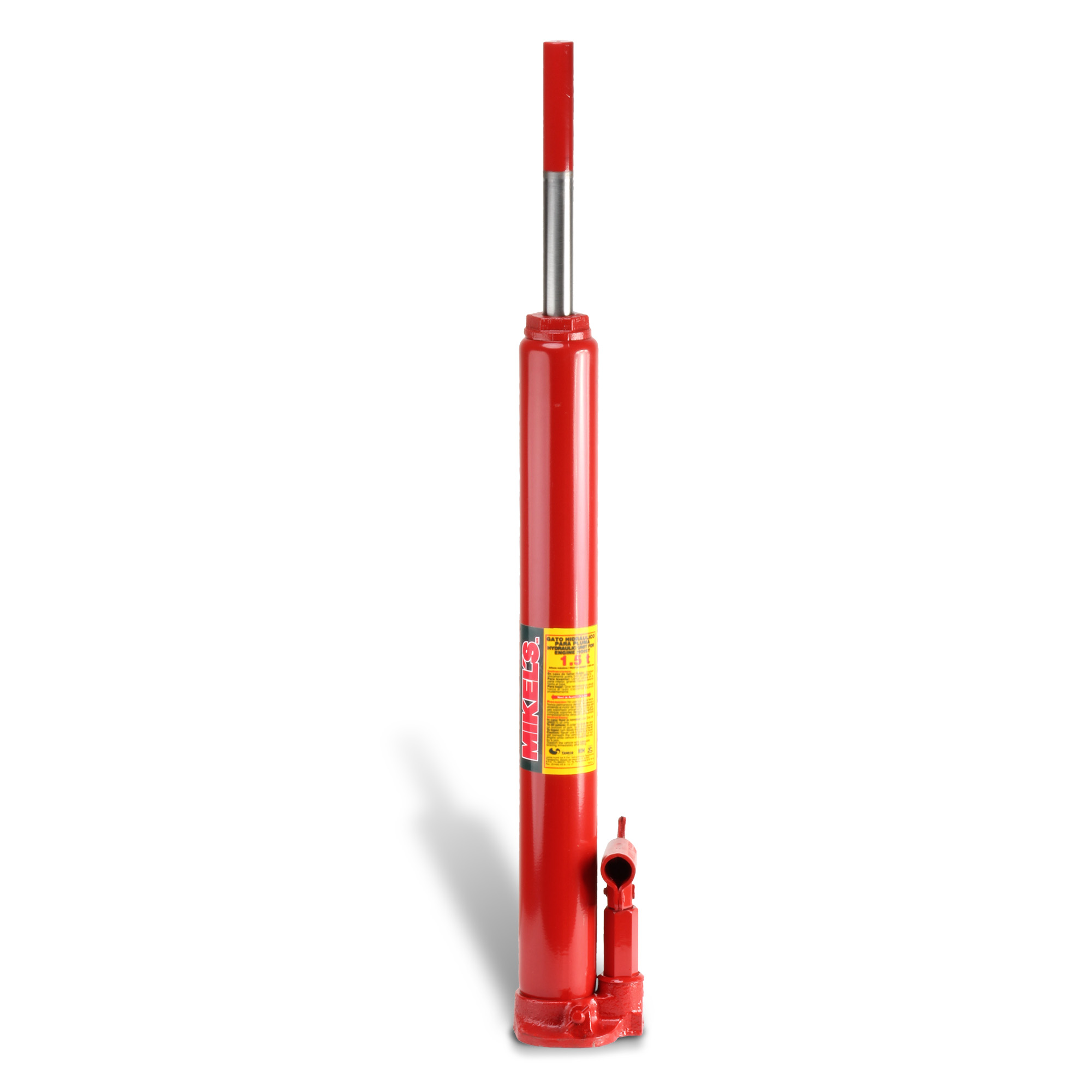 MIKELS GHP-1.5 Gato hidráulico de botella para pluma (1.5 ton, sin orejas)