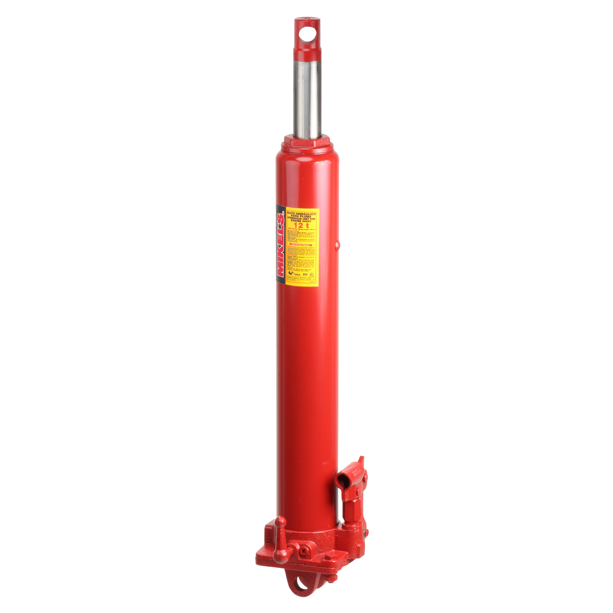 MIKELS GHP-12 Gato hidráulico de botella para pluma (12 ton, para pluma de 3 ton) - Imagen 2