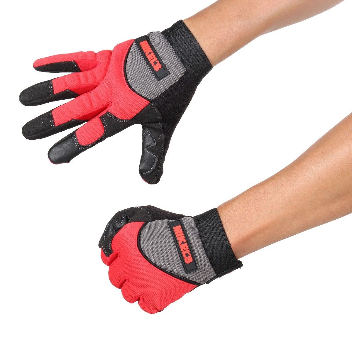 MIKELS GM-2 Guantes para trabajo para mecánico piel sintética (M)