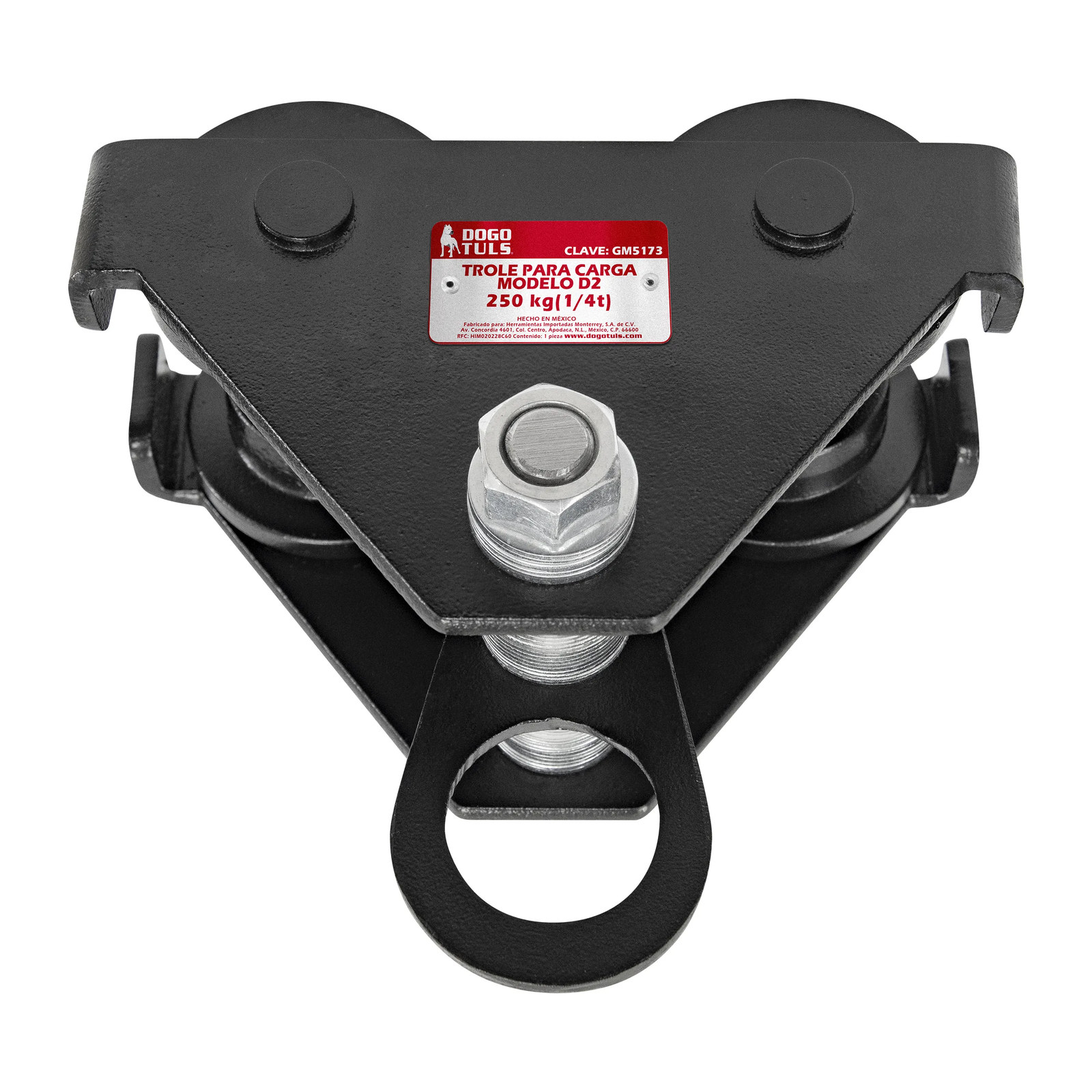 Tro?? para Carga 250 kg Negro D2 - Imagen 2