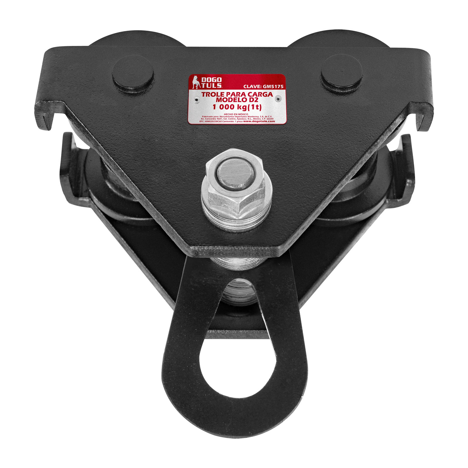 Trole para Carga 1000 kg Negro D2 - Imagen 2