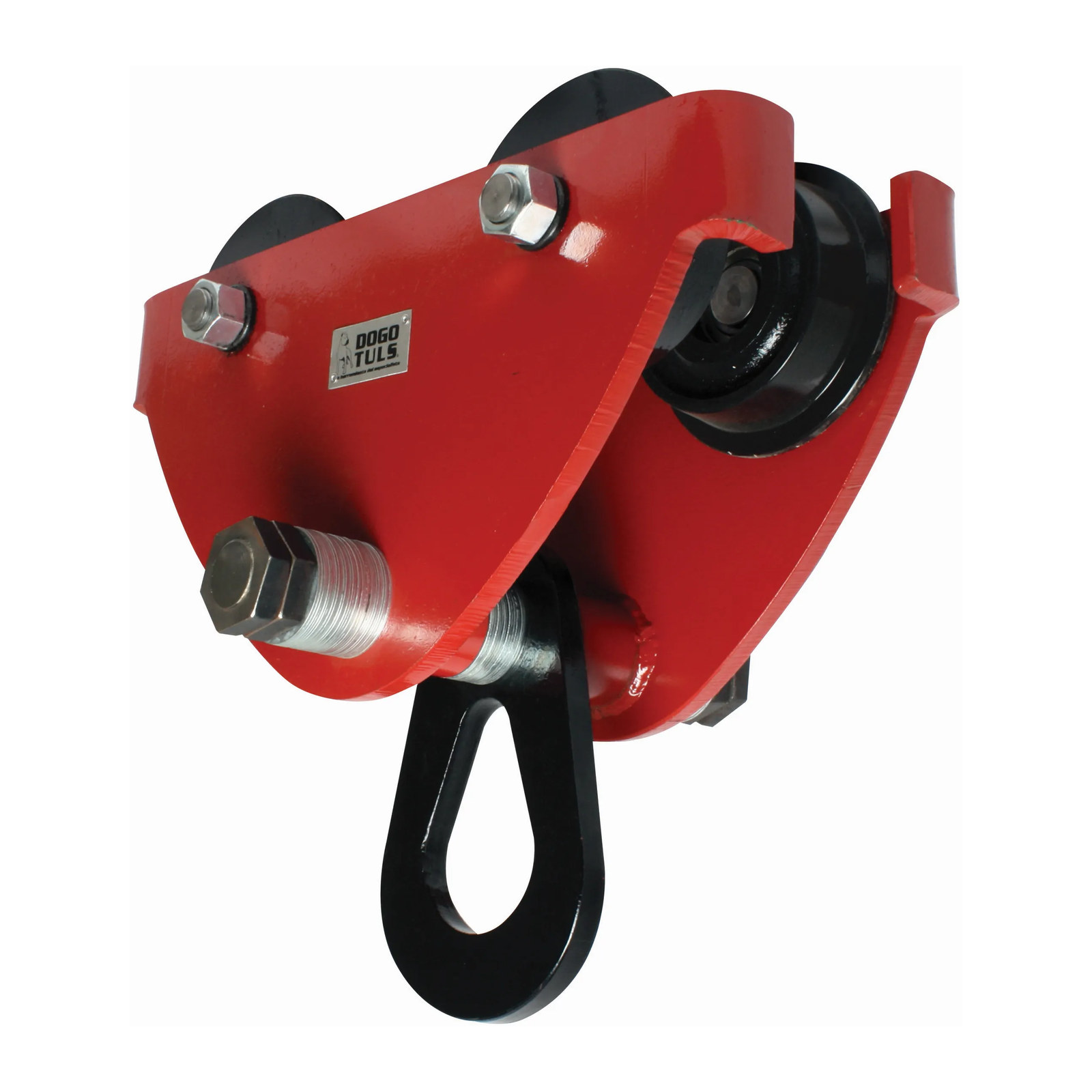 Trole de Carga 5000 kg Rojo Reforzado D1