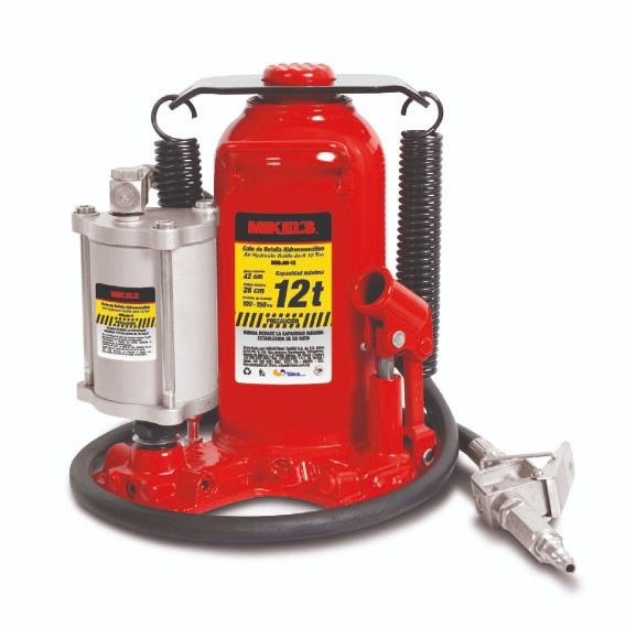 MIKELS GN-12 Gato hidroneumático de botella c/ tornillo extensión (12 ton)