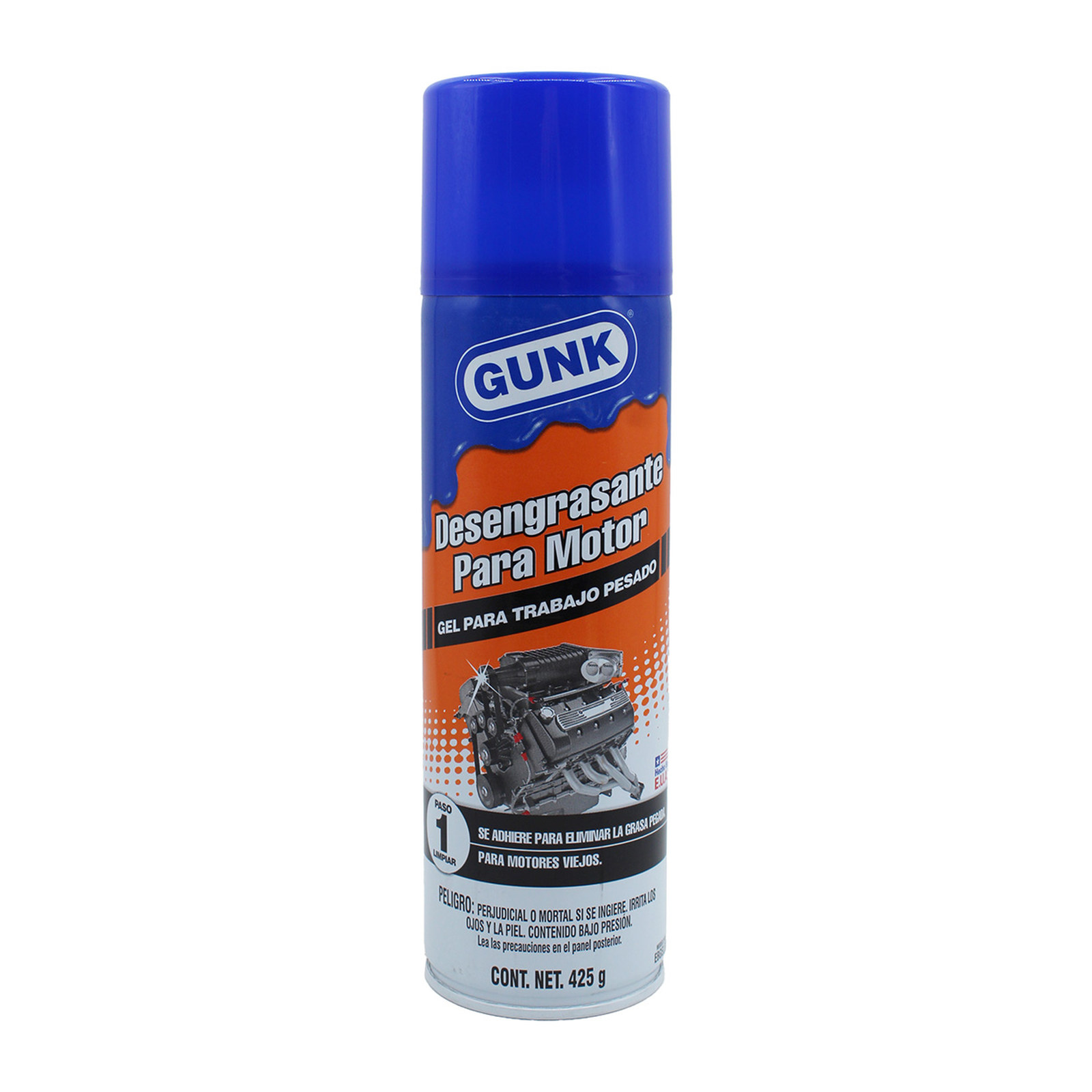 DESENGRASANTE DE MOTORES 425 GR FORMULA ORIGINAL AEROSOL GUNK