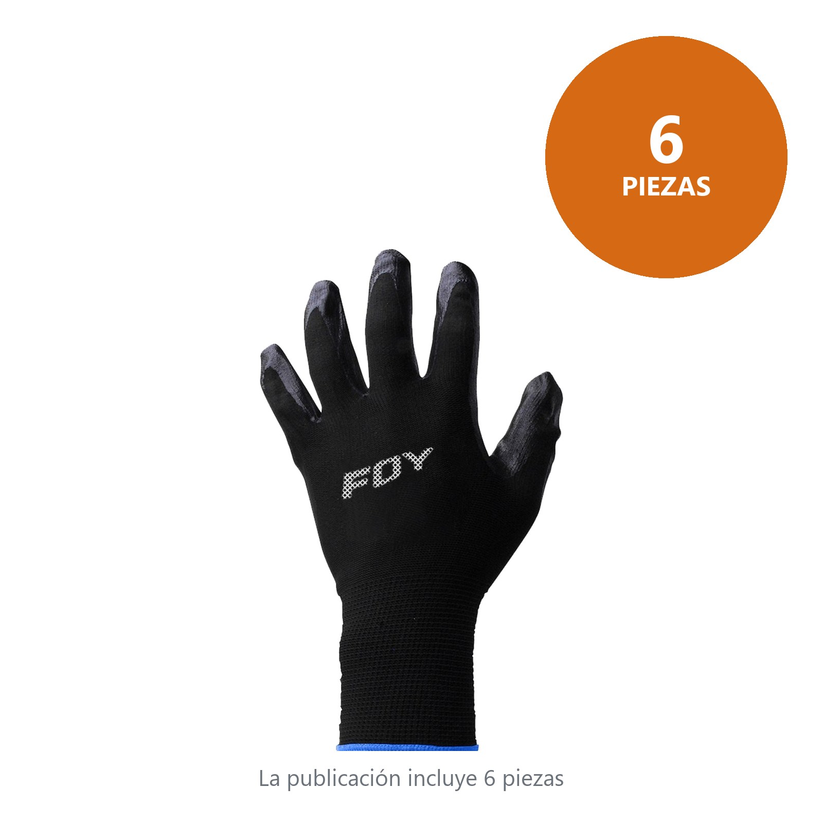 Guantes de nailon con recubrimiento de nitrilo CH Foy - Imagen 3