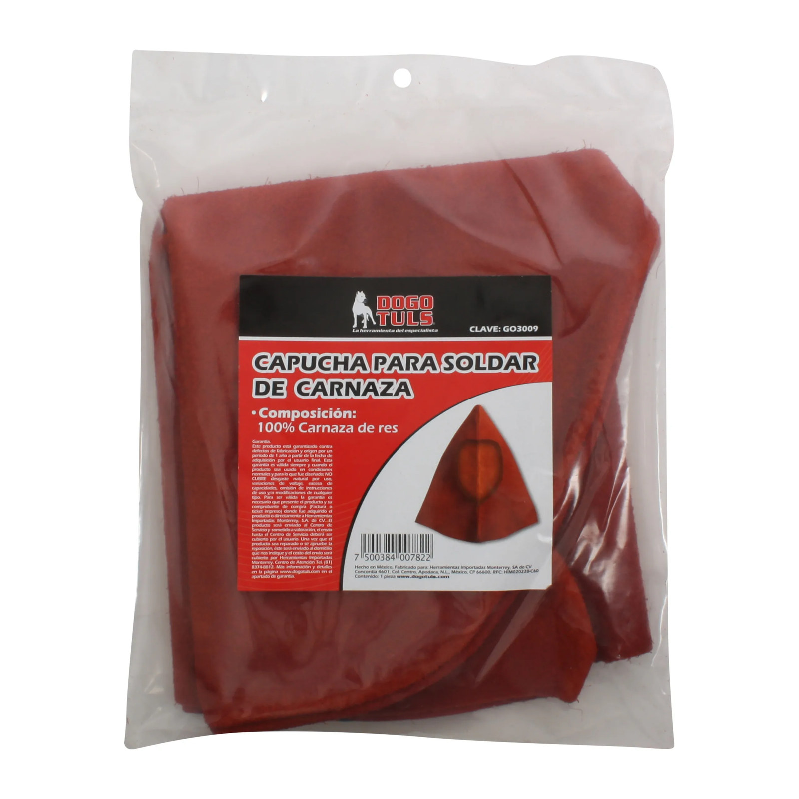 Capucha para Soldador de Carnaza - Imagen 3