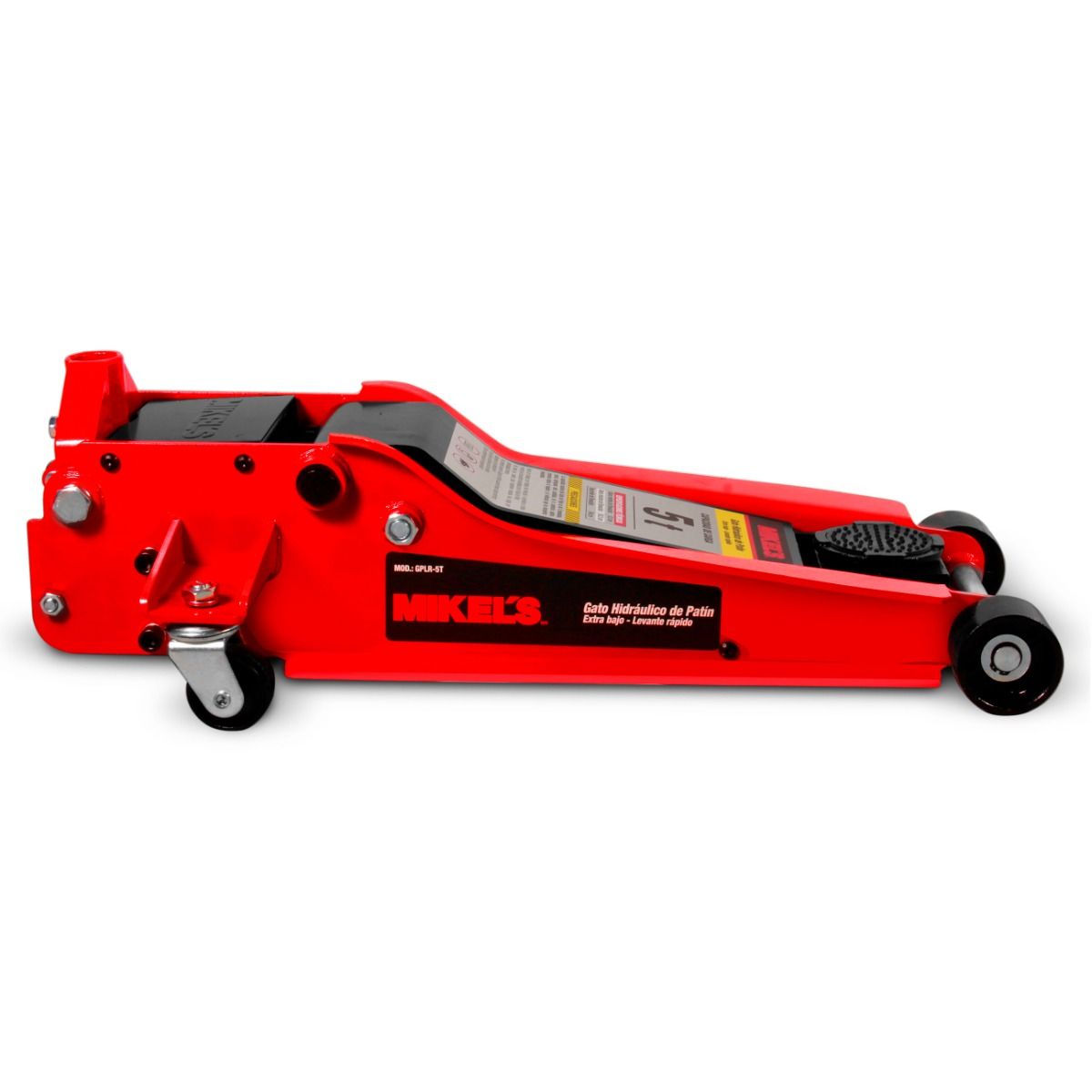 MIKELS GPLR-5T Gato hidráulico de patín Levante Rápido (5 ton) - Imagen 2