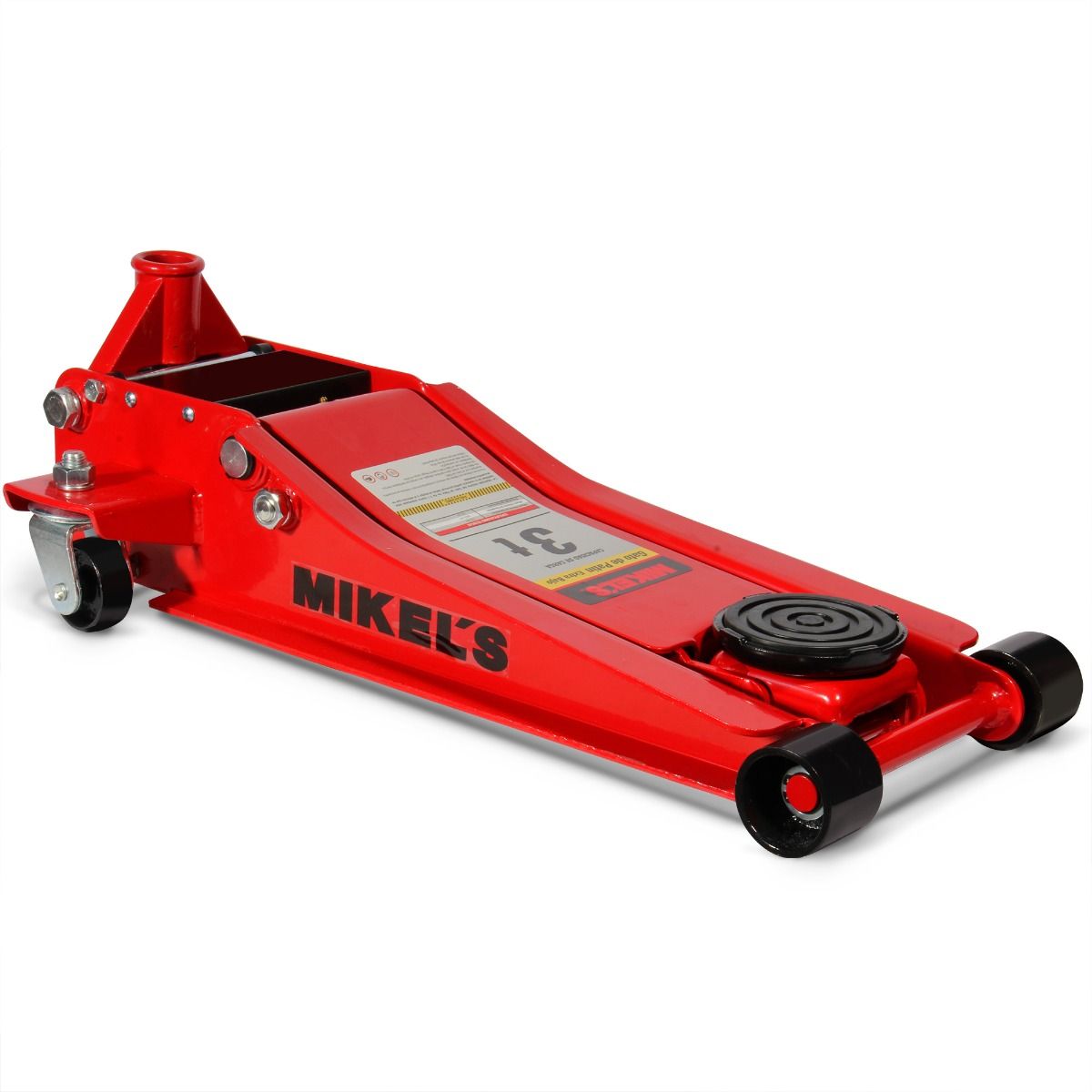MIKELS GPXL-3 Gato hidráulico de patín Extra Bajo Servicio Pesado (3 ton)