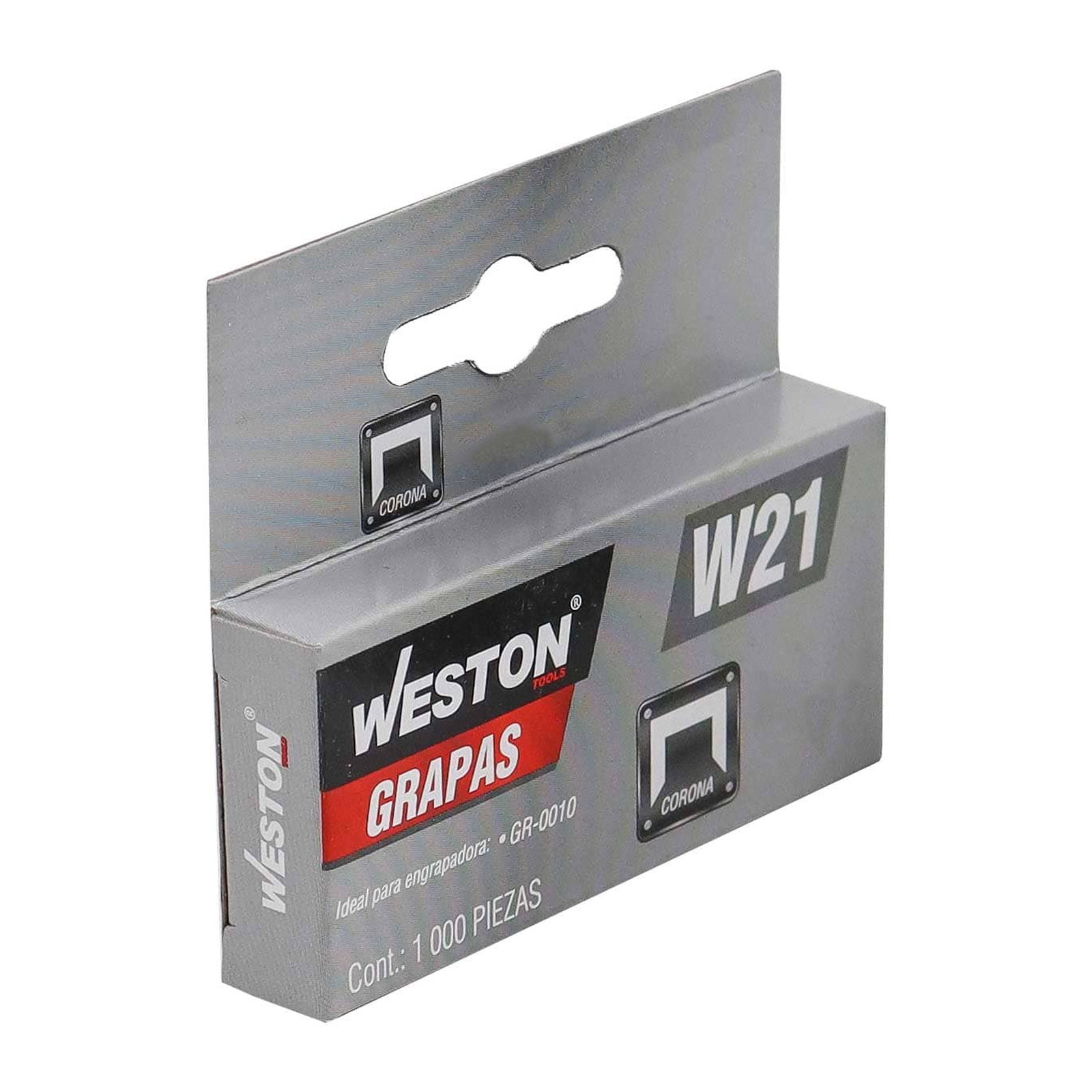 GRAPAS W21 1/4" (6MM) CAJA C/1000PZAS - Imagen 3