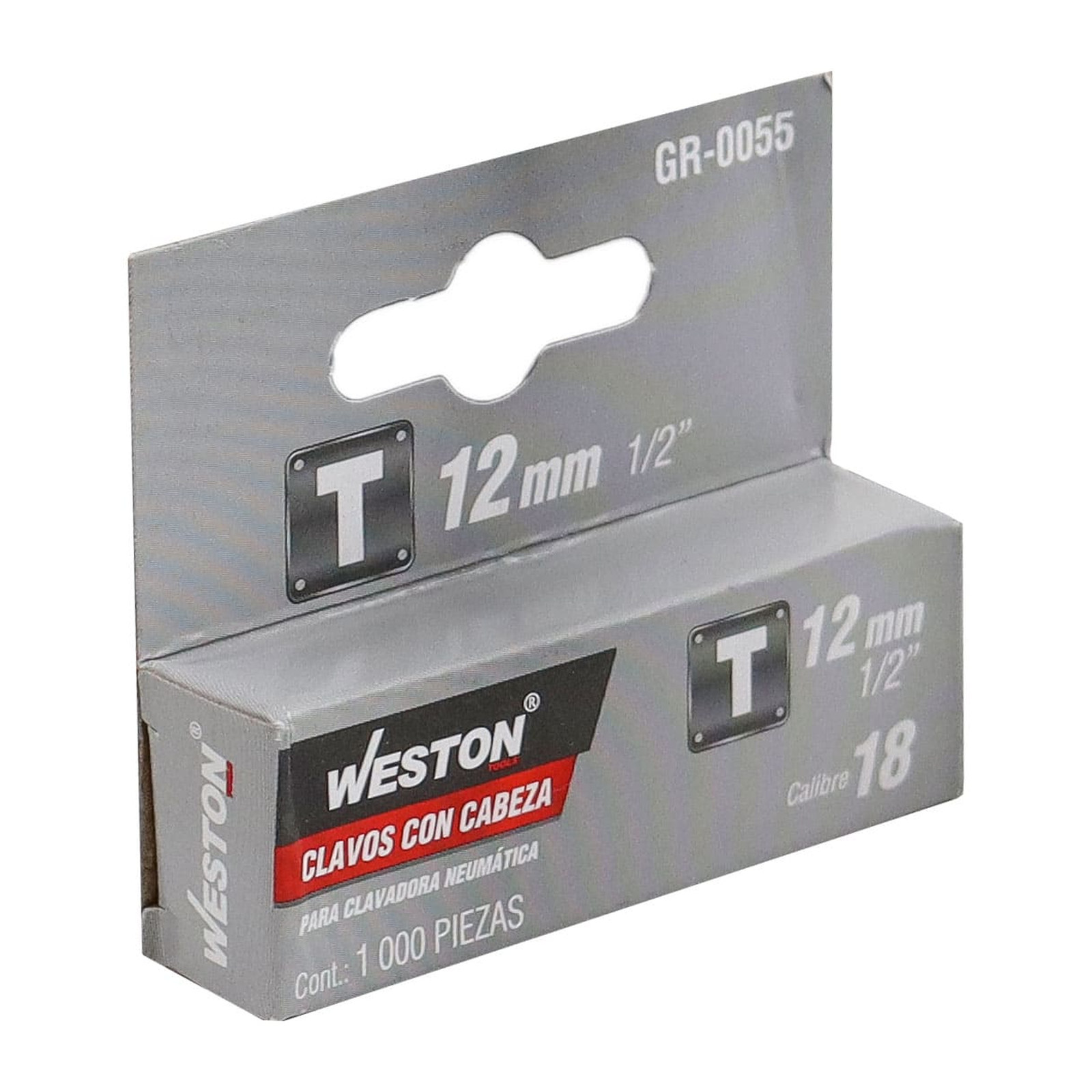 CLAVOS C/CABEZA P/CLAVADORA NEUMÁTICA 1/2" (12MM) CAJA C/1000PZAS - Imagen 3