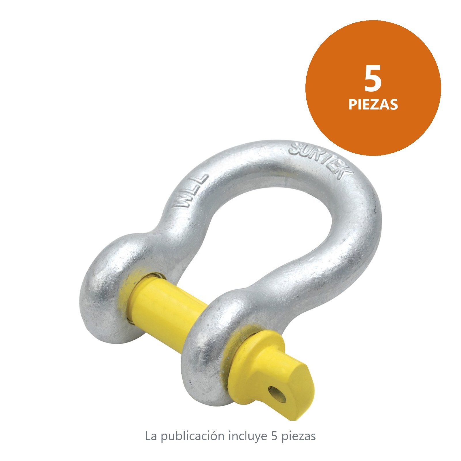 Grillete de acero forjado 1/4" Surtek - Imagen 2