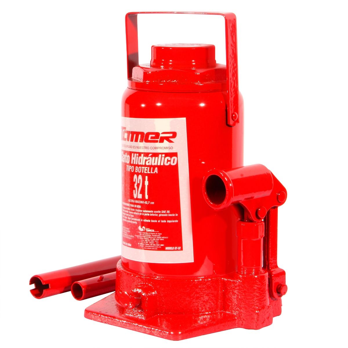 TAMER GT-32 Gato Hidraulico de Botella 32 Ton TAMER