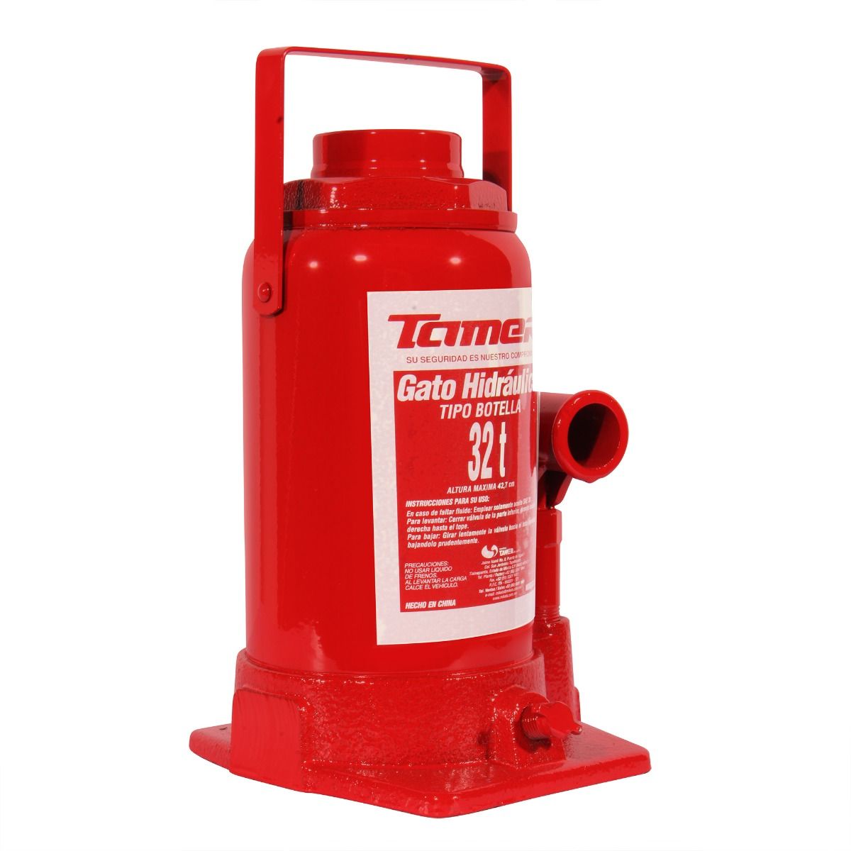 TAMER GT-32 Gato Hidraulico de Botella 32 Ton TAMER - Imagen 3