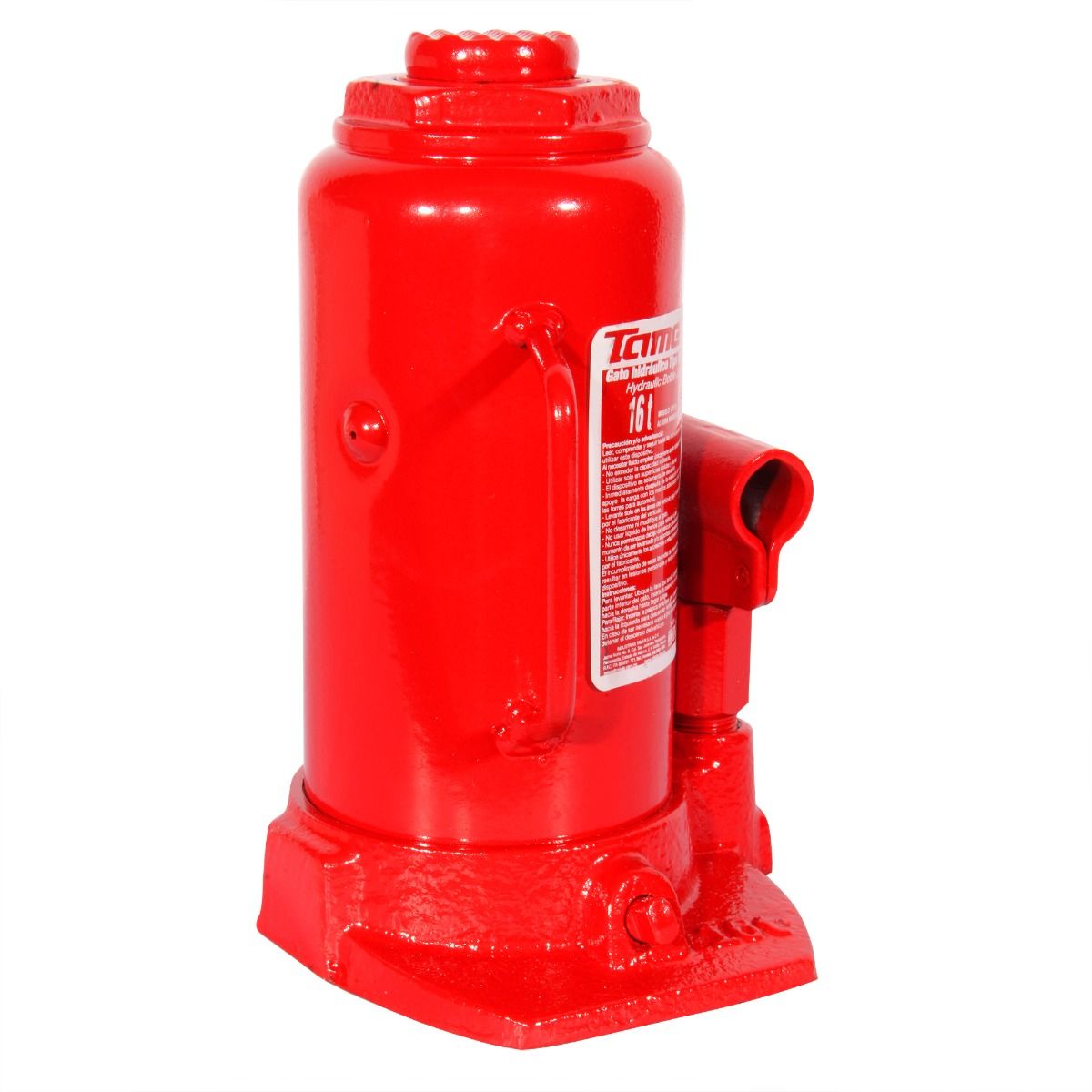 TAMER GTE-16 Gato hidráulico de botella con tornillo de extensión (16 ton) - Imagen 2