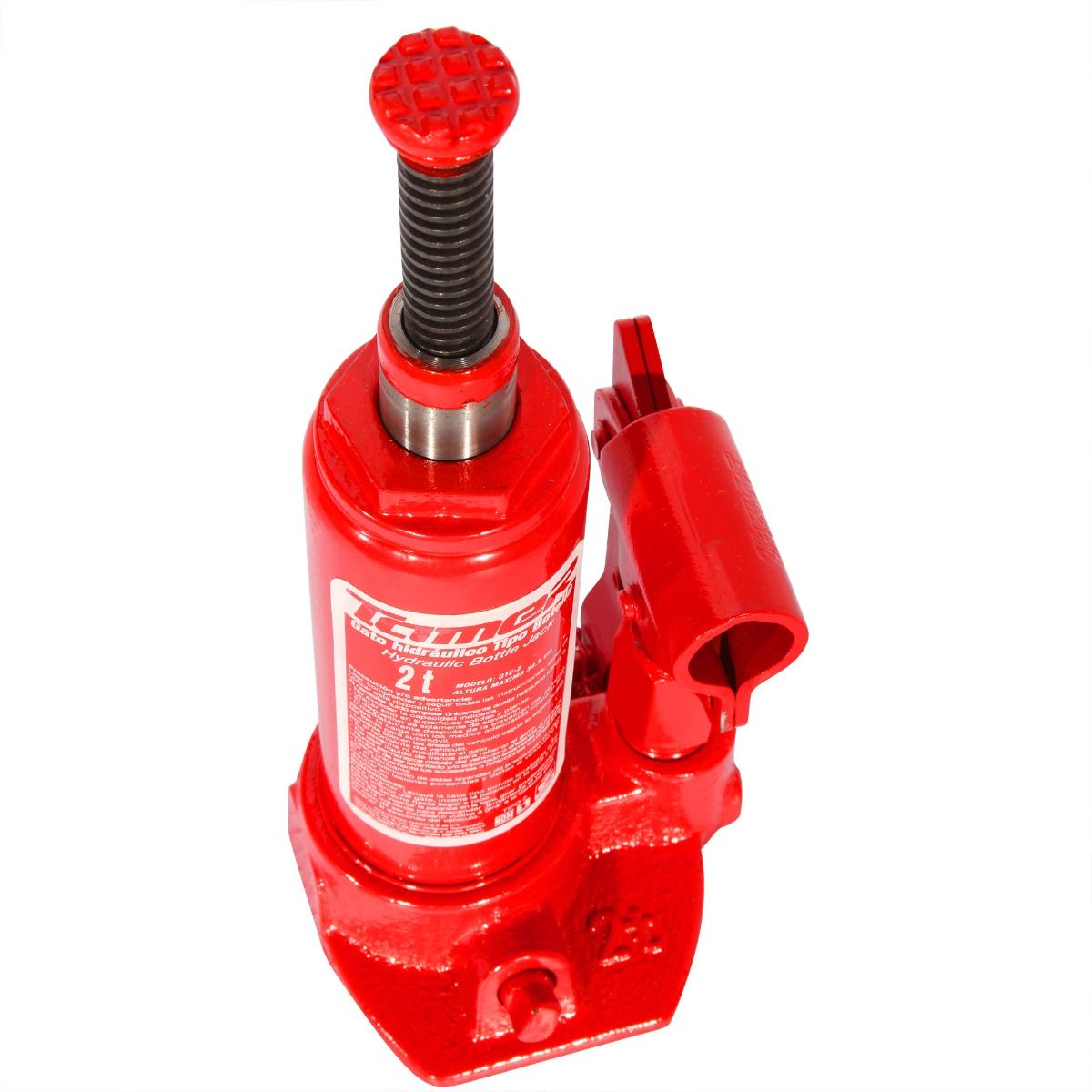 TAMER GTE-2 Gato hidráulico de botella con tornillo de extensión (2 ton)