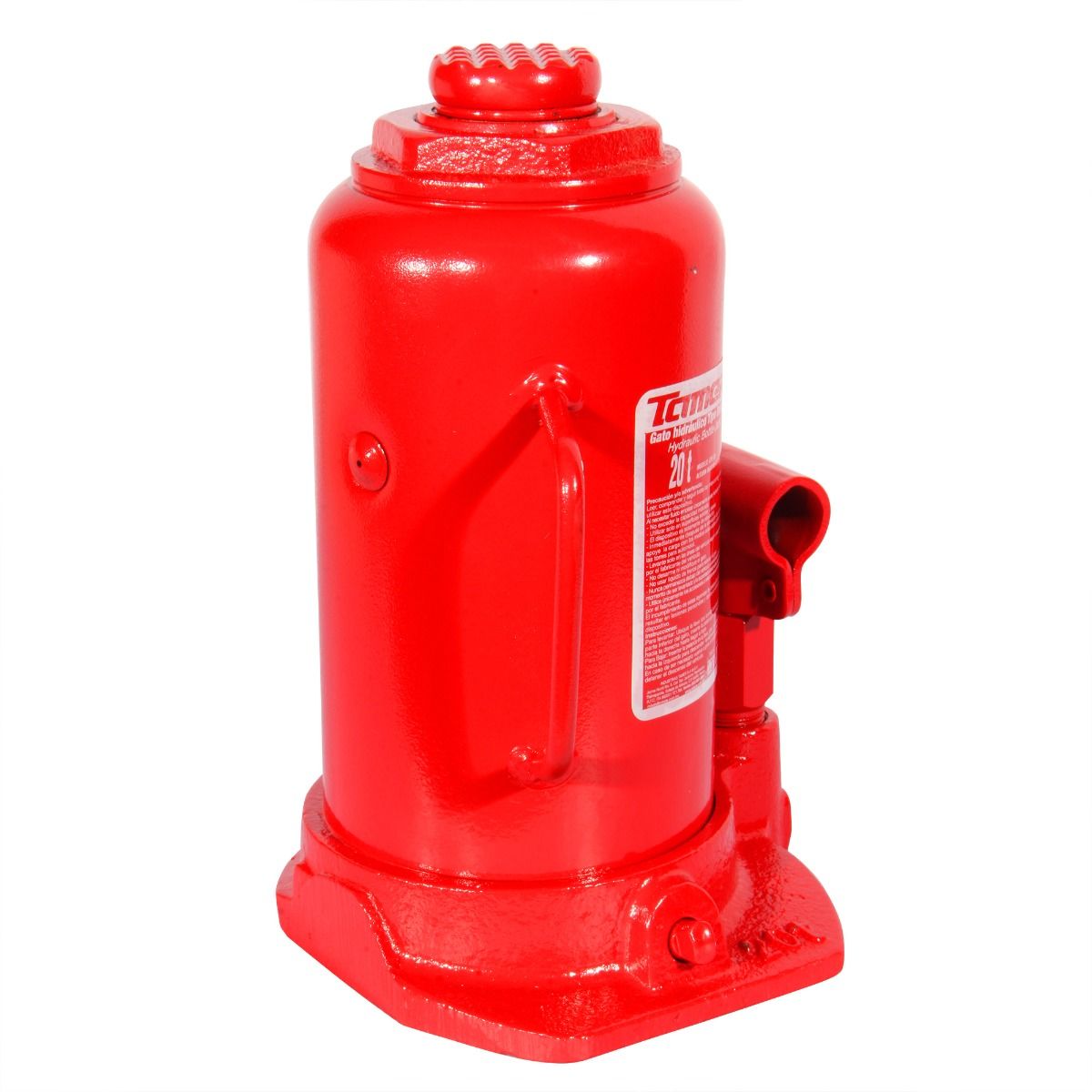 TAMER GTE-20 Gato hidráulico de botella con tornillo de extensión (20 ton)