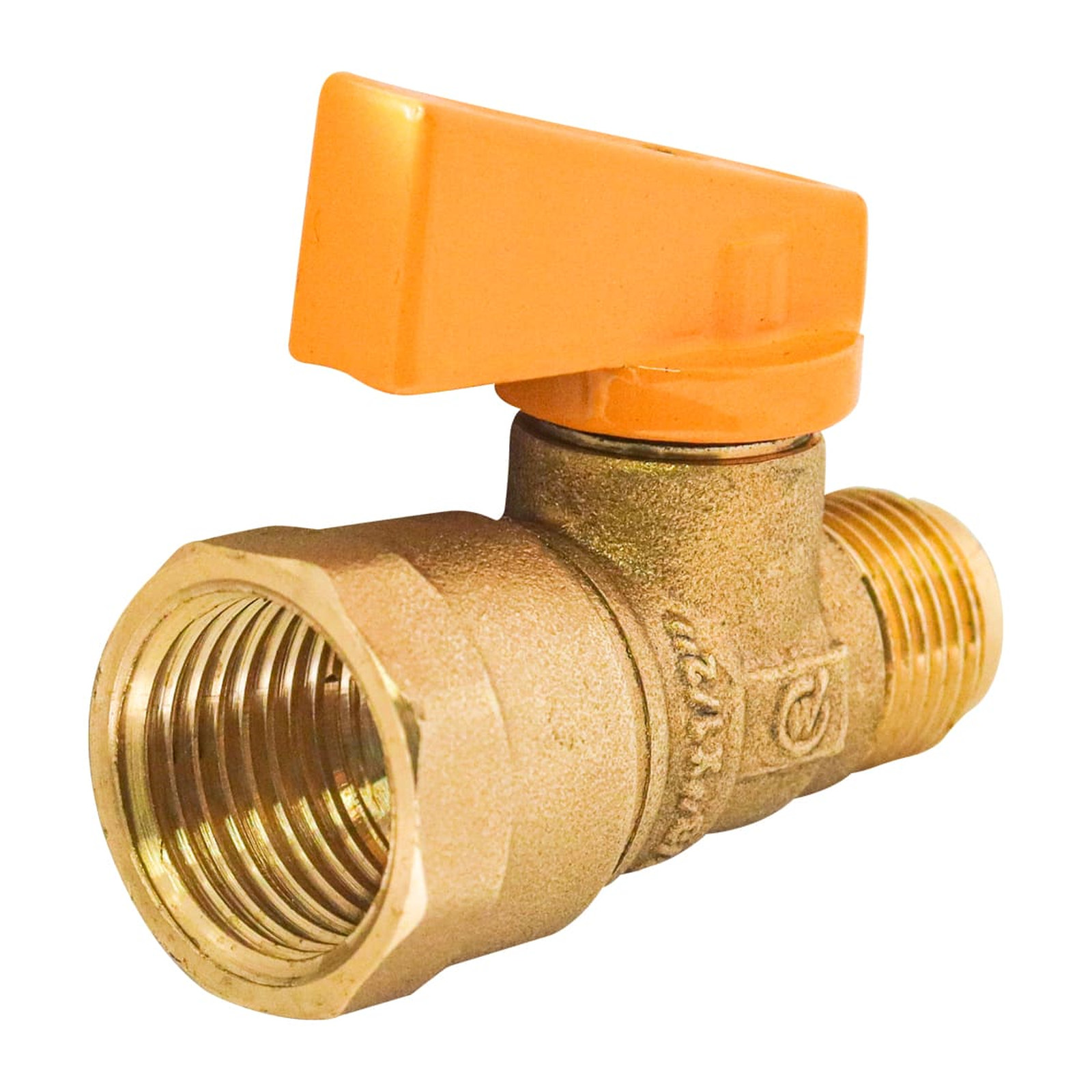 VÁLVULA DE CONTROL PARA GAS 3/8" X 1/2" (CAJA C/20 PZAS - PRECIO X PIEZA) - Imagen 2