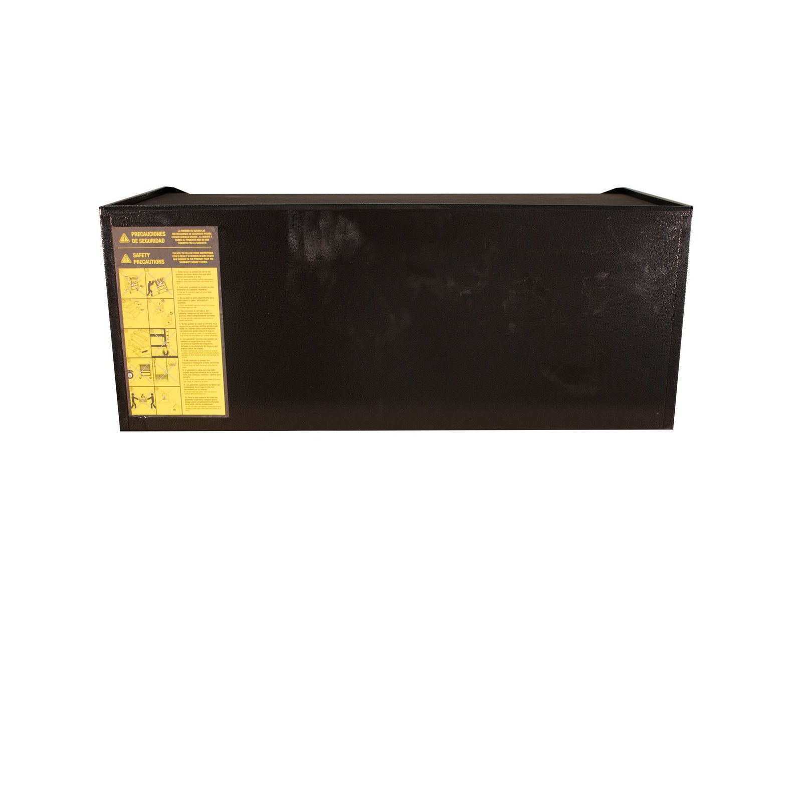 Gabinete intermedio 2 gavetas color negro serie H 27" Urrea - Imagen 4