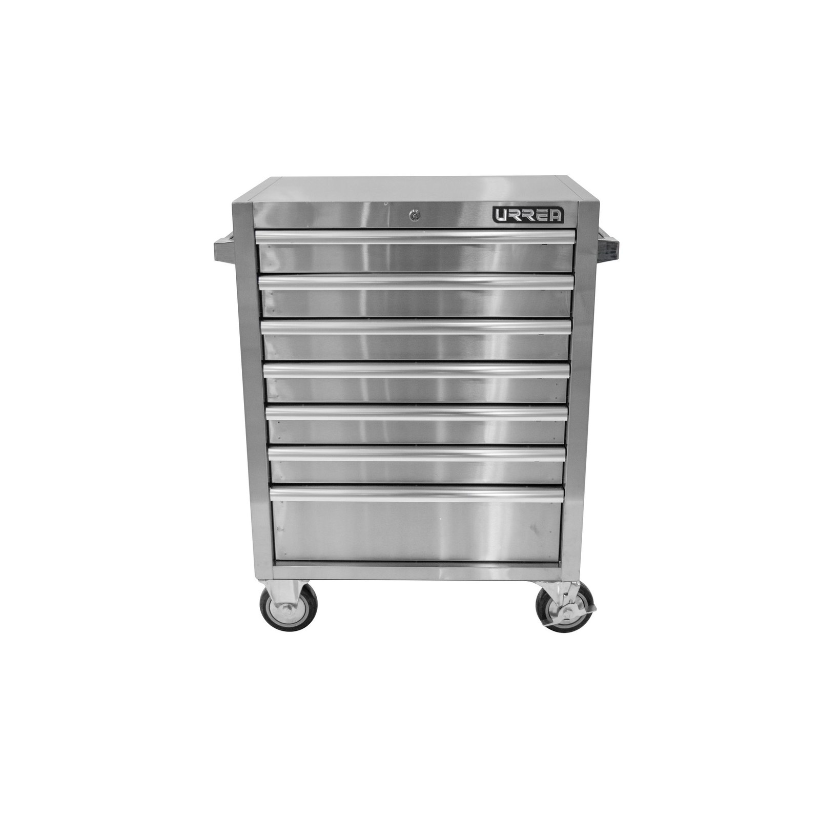 Gabinete acero inoxidable móvil 7 gavetas serie H 27" Urrea - Imagen 3