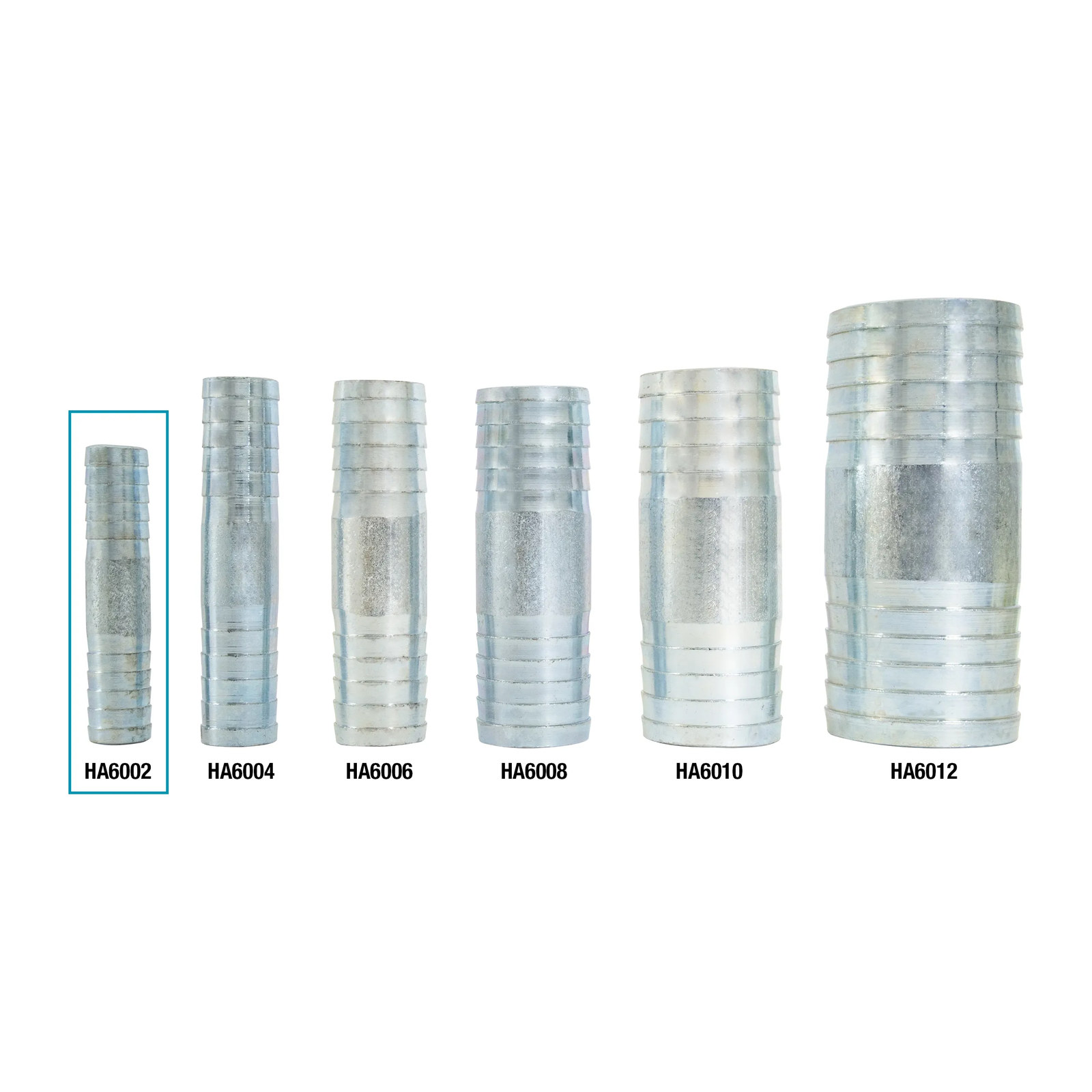 Cople de Acero Galvanizado para Manguera 1/2" - Imagen 4
