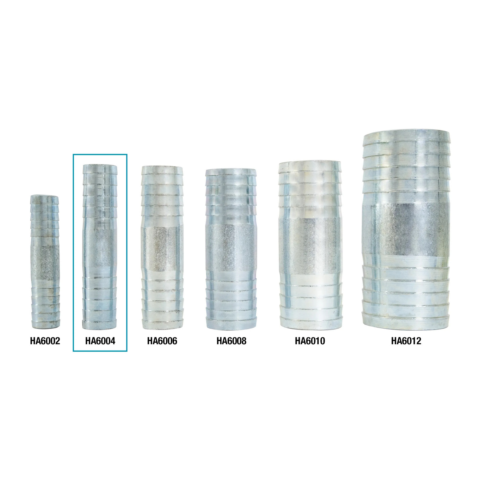 Cople de Acero Galvanizado para Manguera 3/4" - Imagen 4