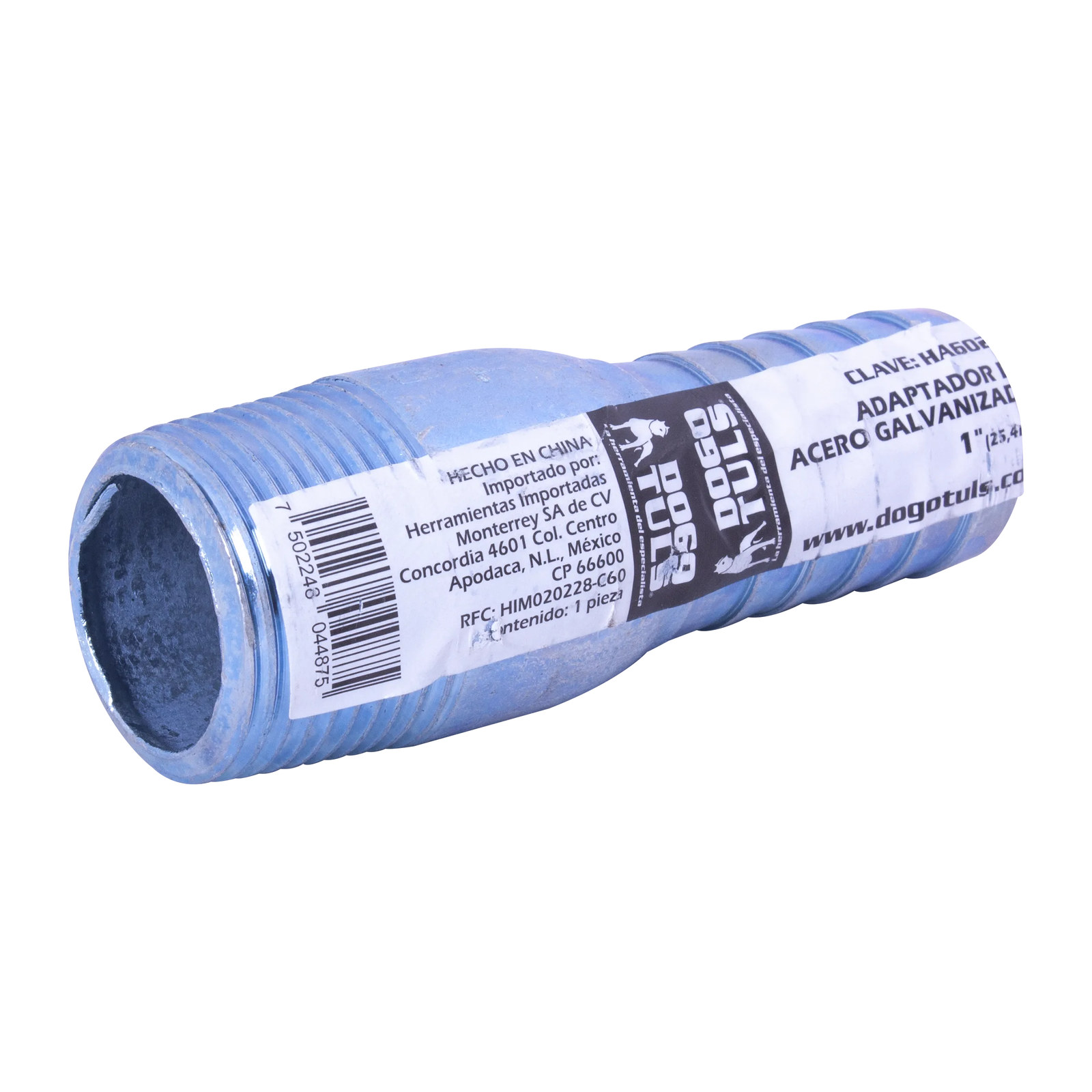 Adaptador de Acero Galvanizado para Manguera 1" NPT - Imagen 3