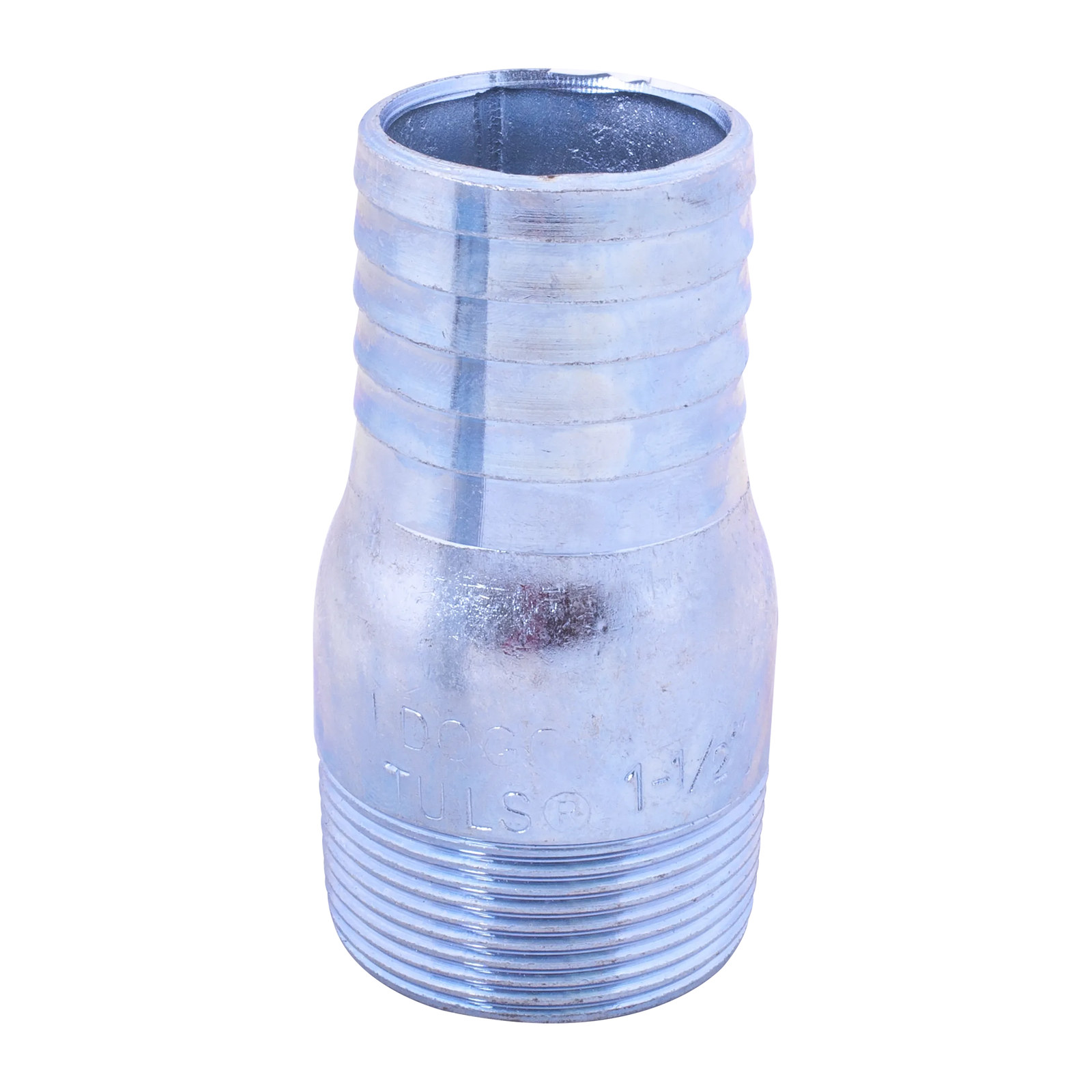 Adaptador de Acero Galvanizado para Manguera 1-1/2" NPT - Paquete 6 Piezas