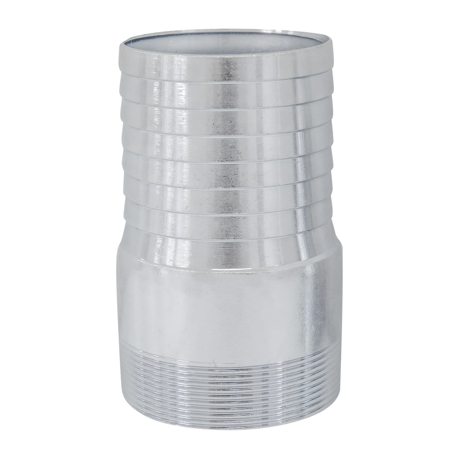 Adaptador de Acero Galvanizado para Manguera 4" NPT - Paquete 2 Piezas