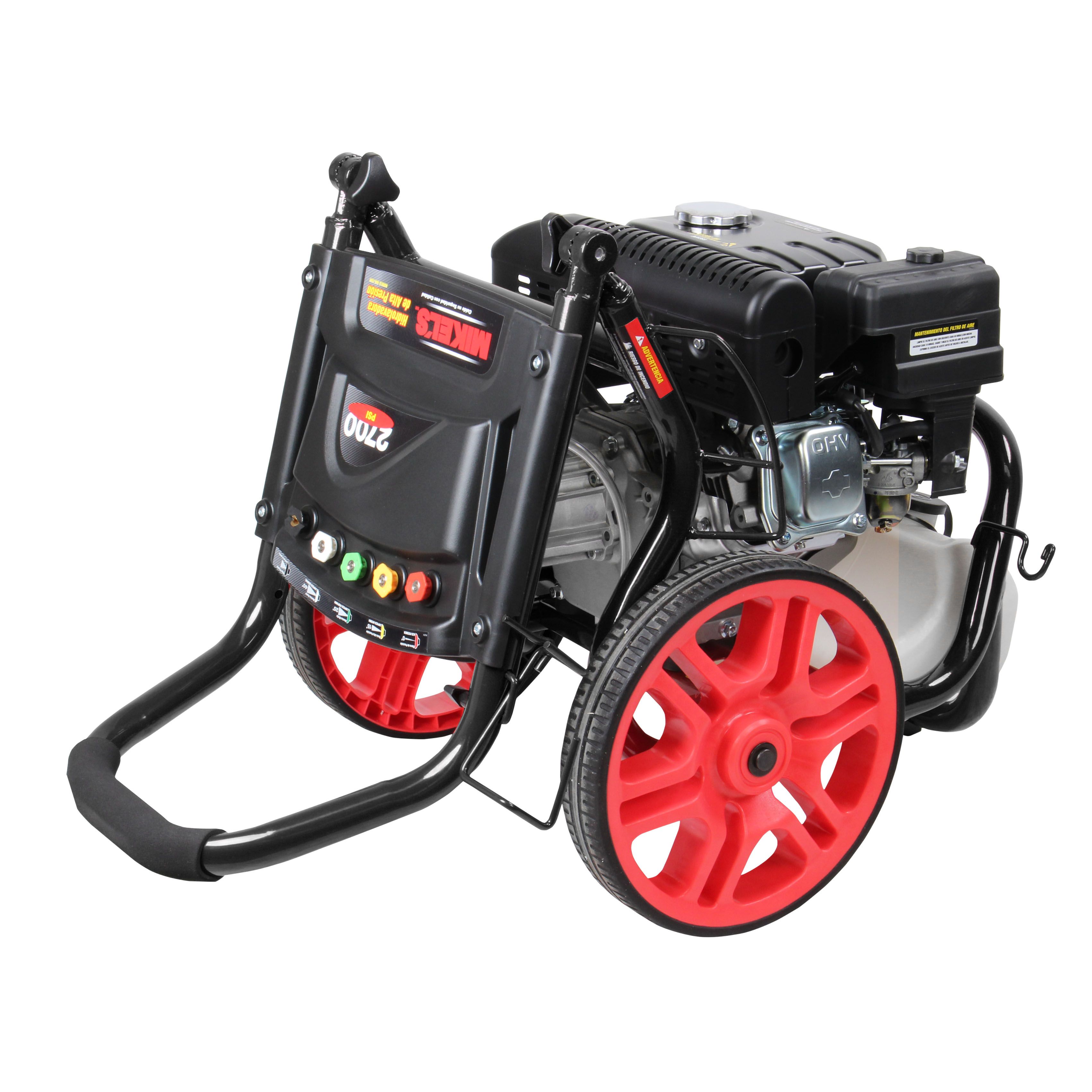 MIKELS HAG-2500 Hidrolavadora de alta presión a gasolina motor 4 tiempos (2,700 PSI / 6.5 HP) - Imagen 2