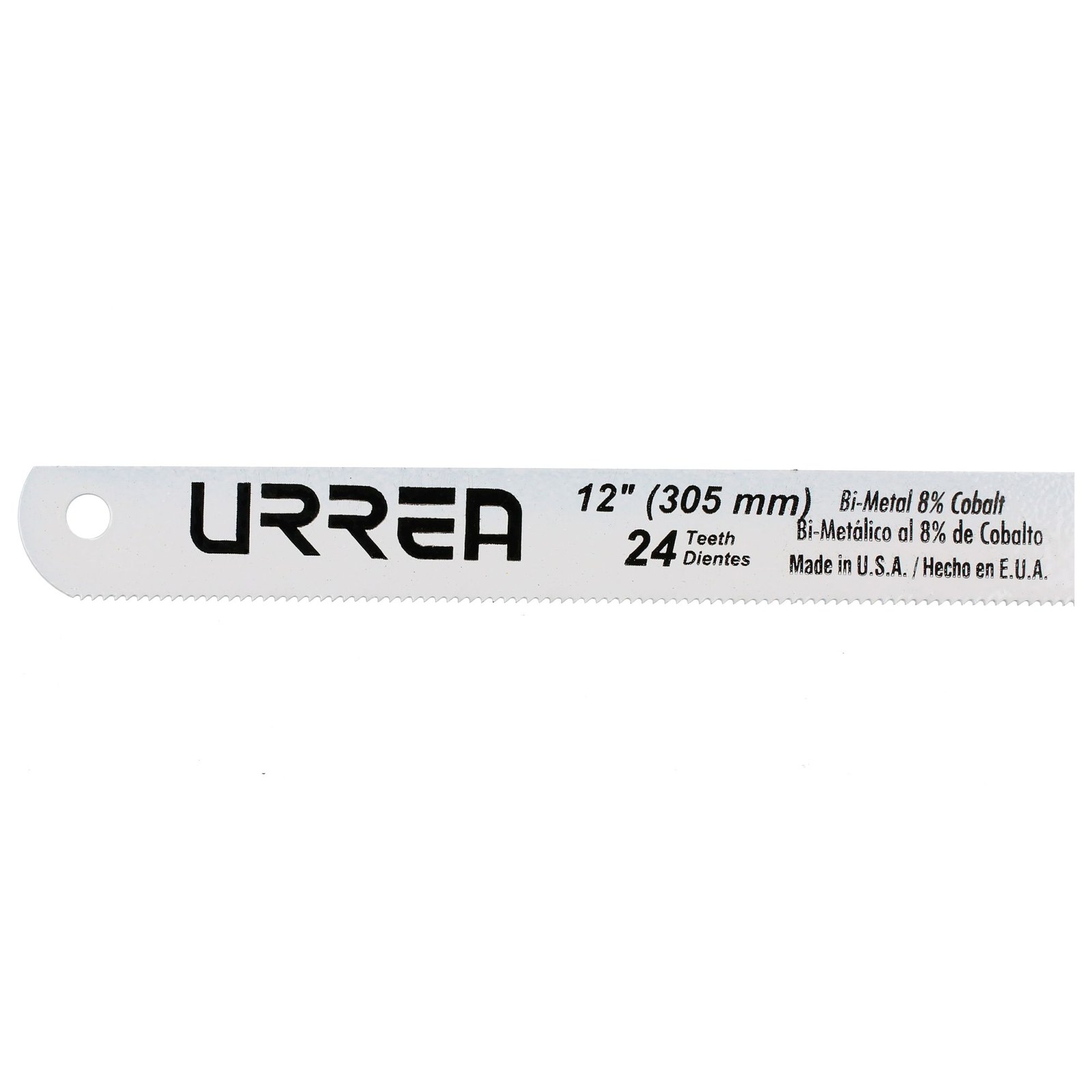 Segueta bimetálica de 12", 24 DPP, 10 piezas Urrea - Imagen 3
