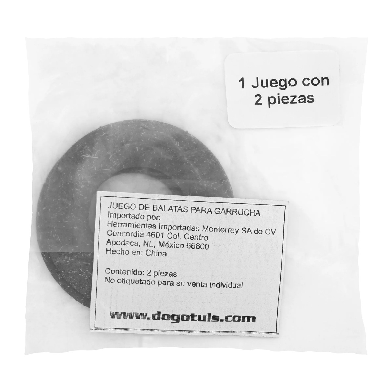Repuesto de Balatas para Garrucha 2 t (Par) - Imagen 2