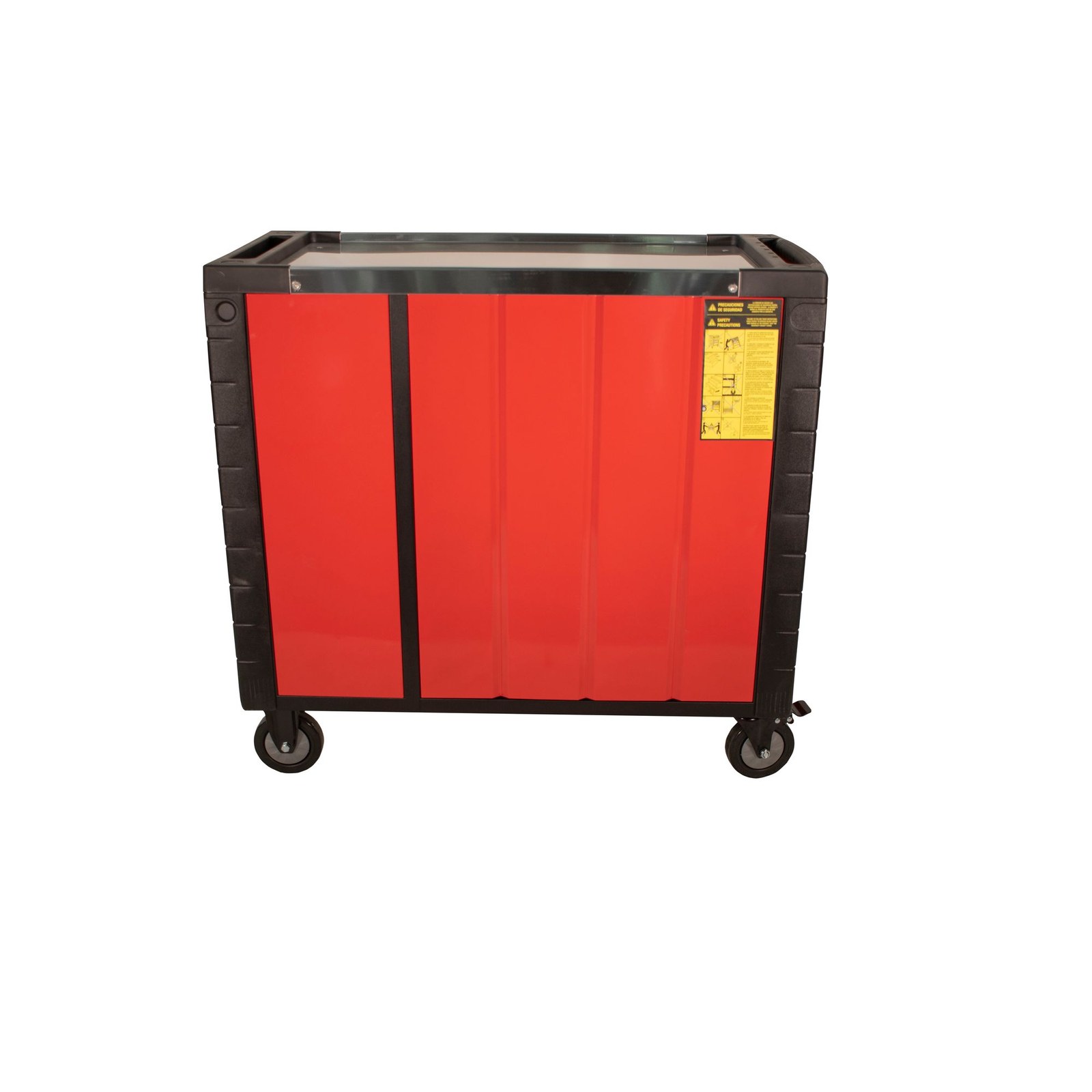 Gabinete móvil 8 gavetas color rojo y negro serie HD 38" Urrea - Imagen 4