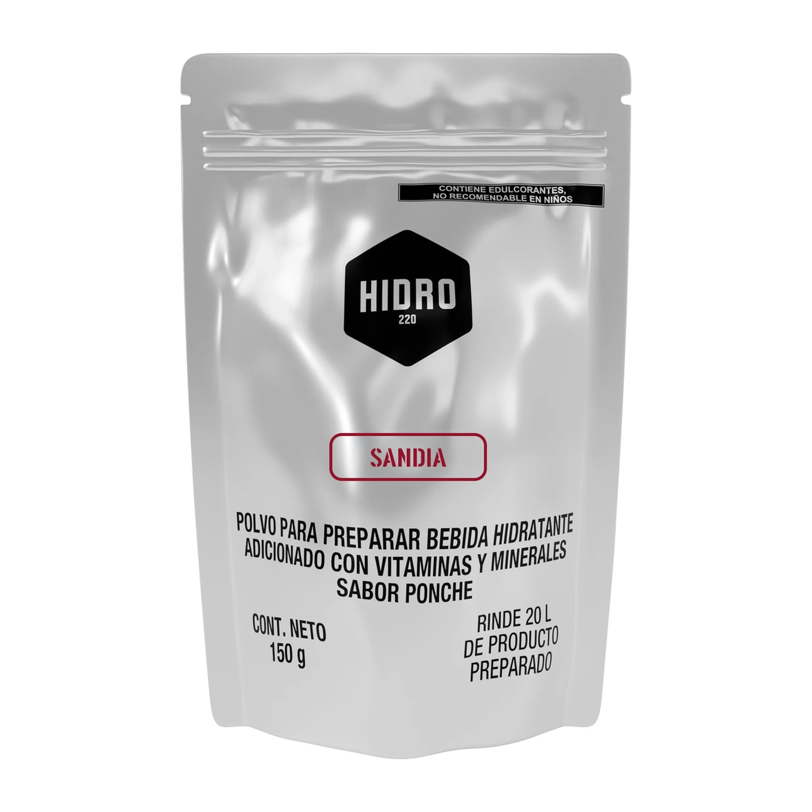 SOBRE INDIVIDUAL 150g PARA 20L SABOR SANDIA HIDRO220