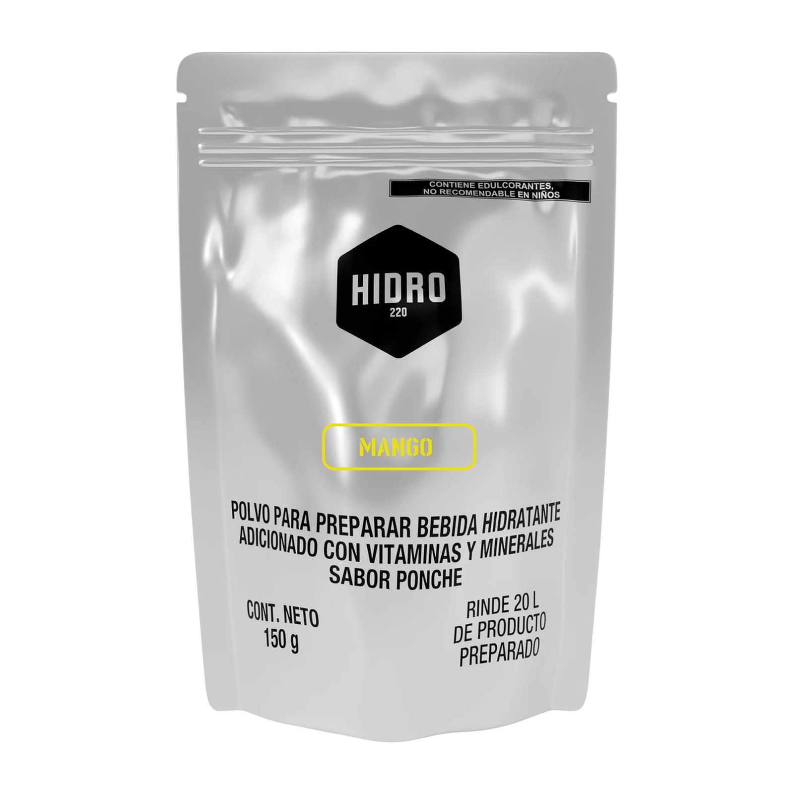 SOBRE INDIVIDUAL 150g PARA 20L SABOR MANGO HIDRO220