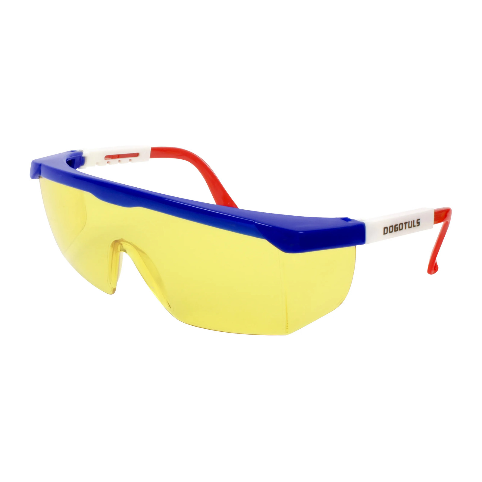 Lente de Seguridad Amarillo 3 Colores - Paquete 12 Piezas