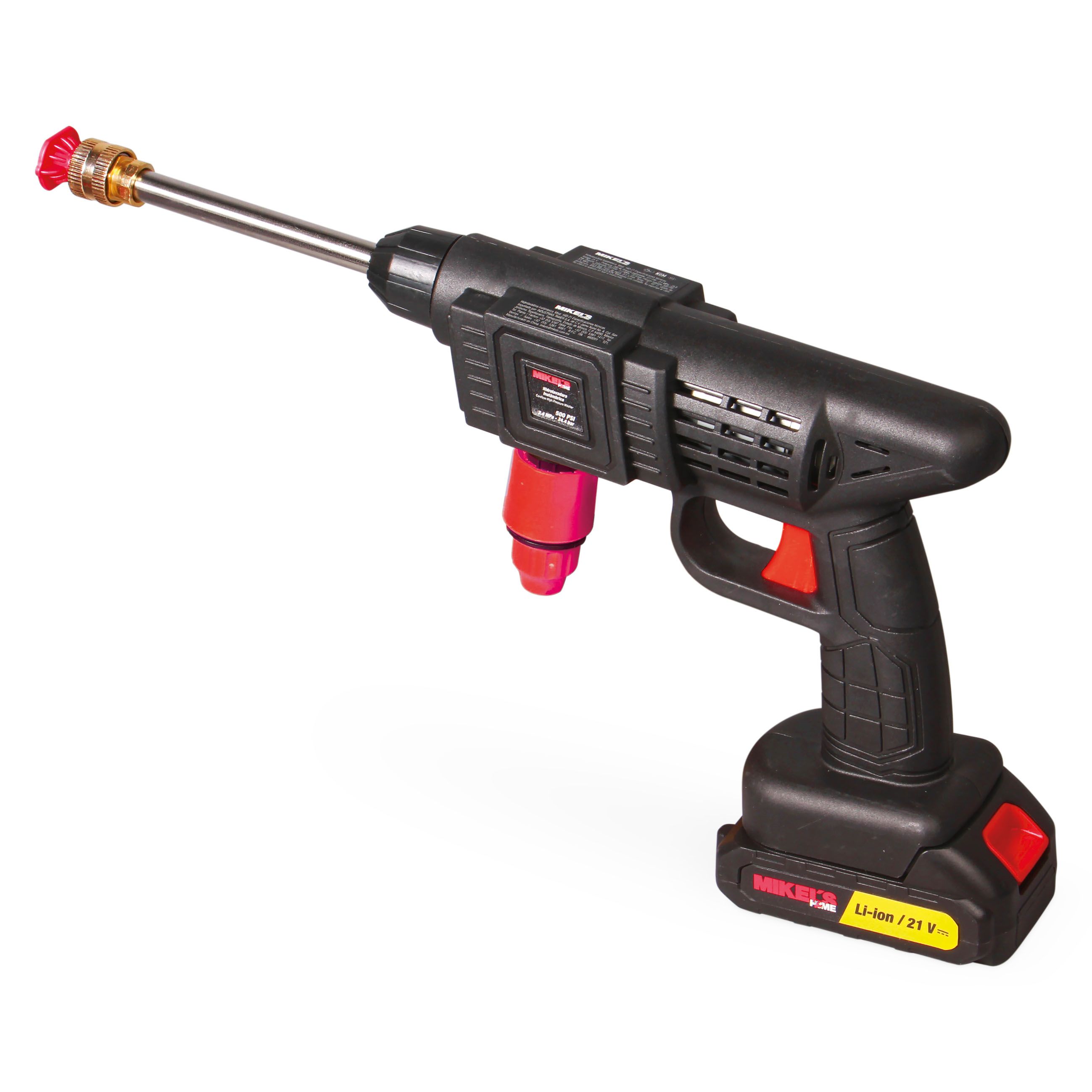 MIKELS HID-21 Hidrolavadora inalámbrica (21 v, 435 PSI) - Imagen 3