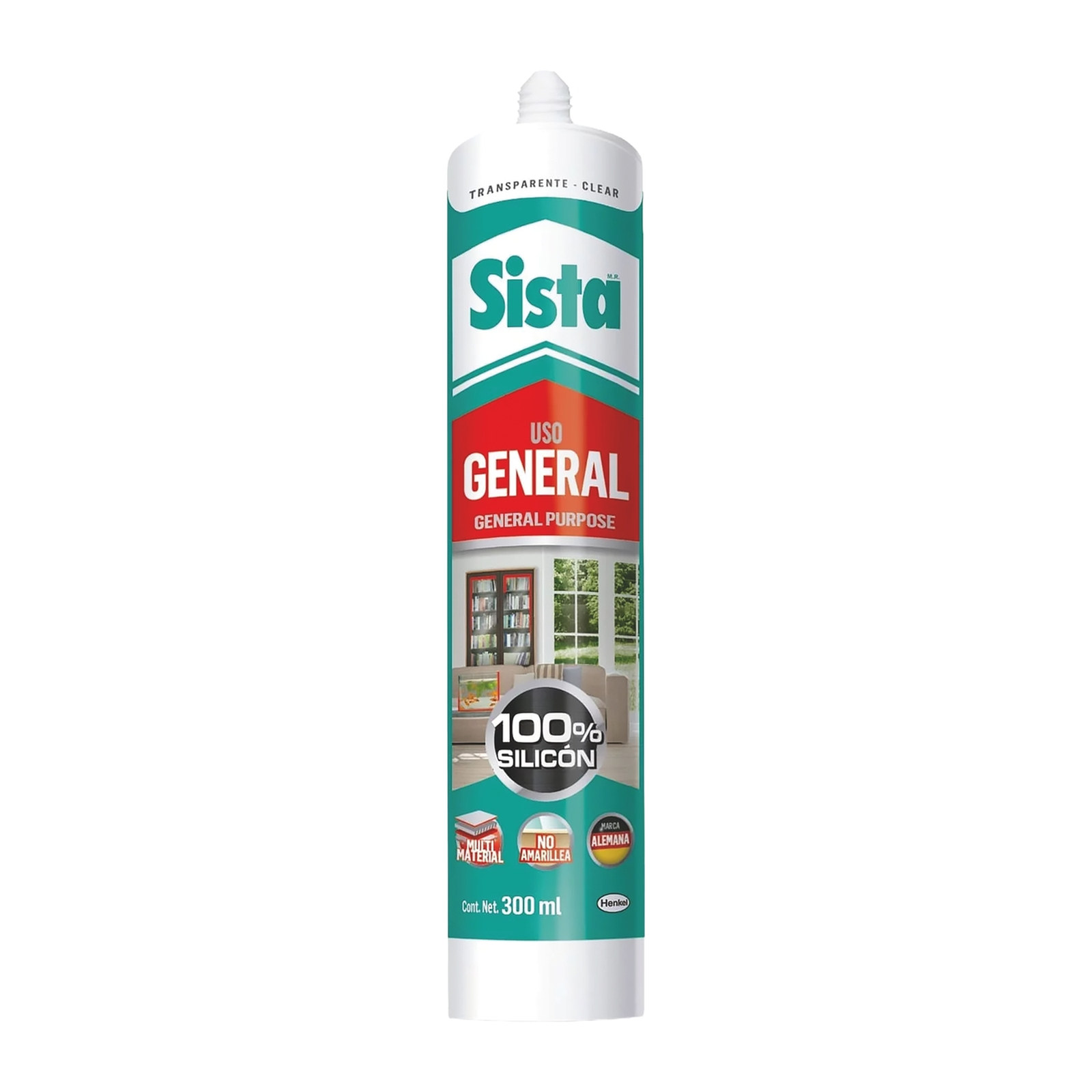 SILICÓN USO GENERAL COLOR BLANCO SISTA DC GENERAL PURPOSE 300 ML